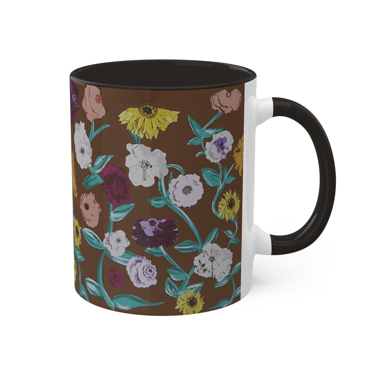 Surprise Song Piano Flowers - Vinyl Case Inspired - Colorful Mugs, 11oz