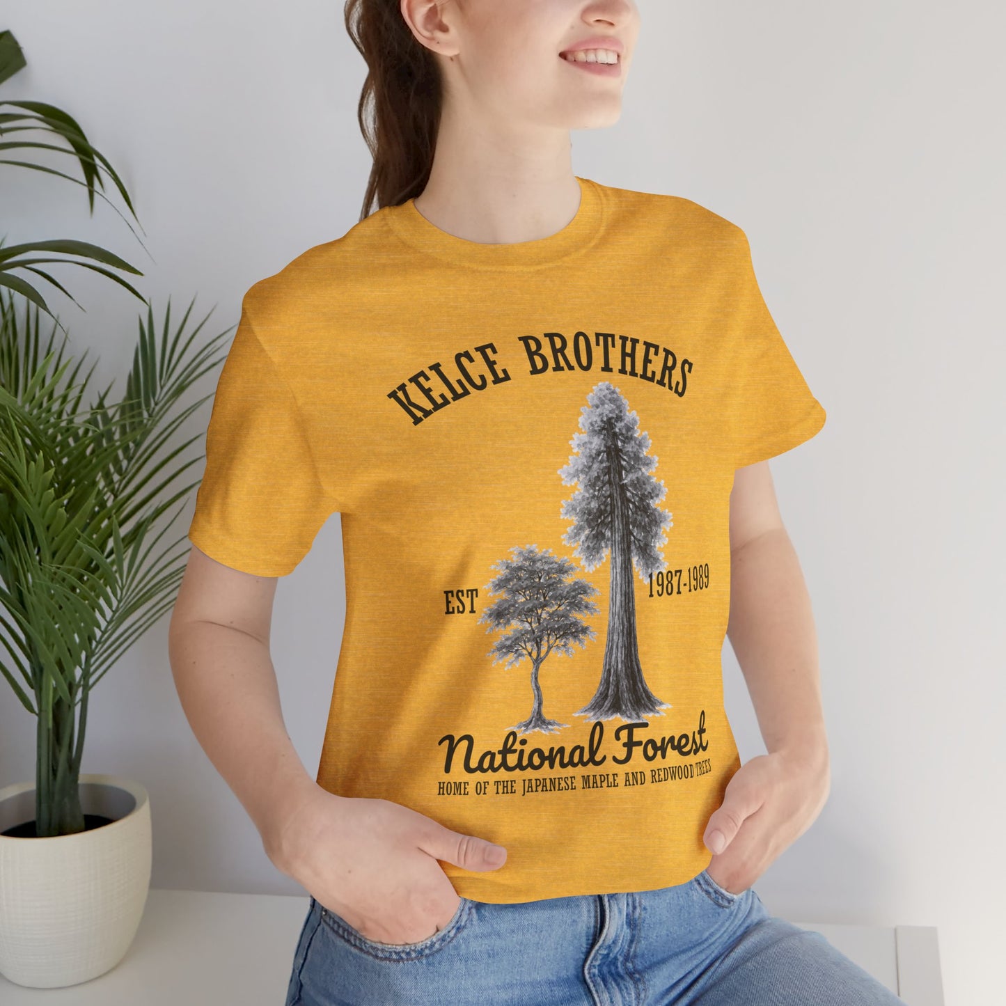 Kelce Brothers National Forest Tee - Unisex Jersey Short Sleeve T-Shirt