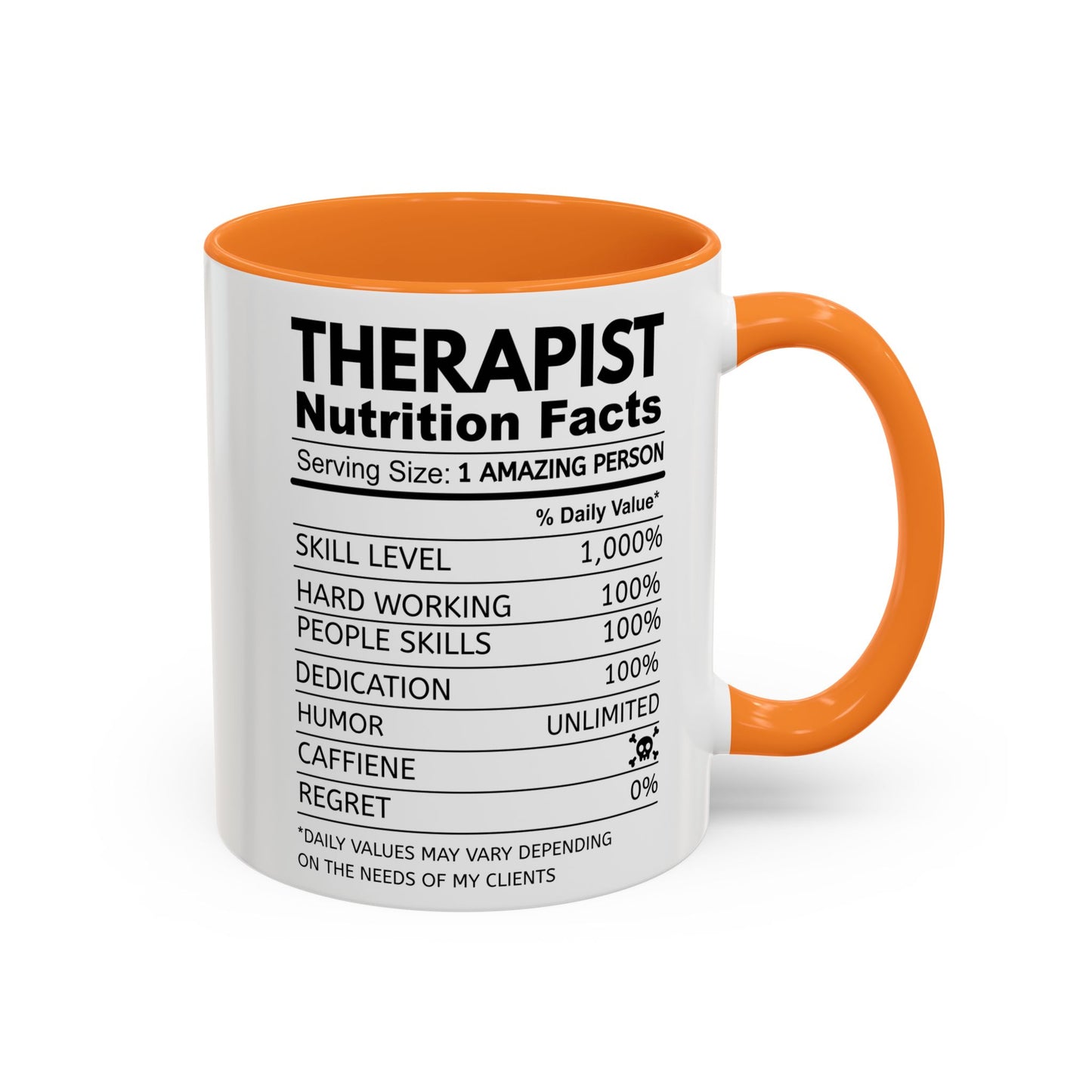 Colorful Therapist Nutrition Facts Mug - Perfect Gift for Mental Health Advocates, Unique Coffee Cup, Motivational Gift for Therapists, Funny Office [...]