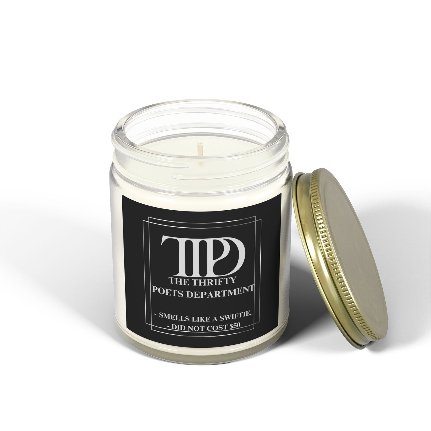 The Thrifty Poets Department Candle, "Smells like a Swiftie, Did not cost $50"  (9oz)