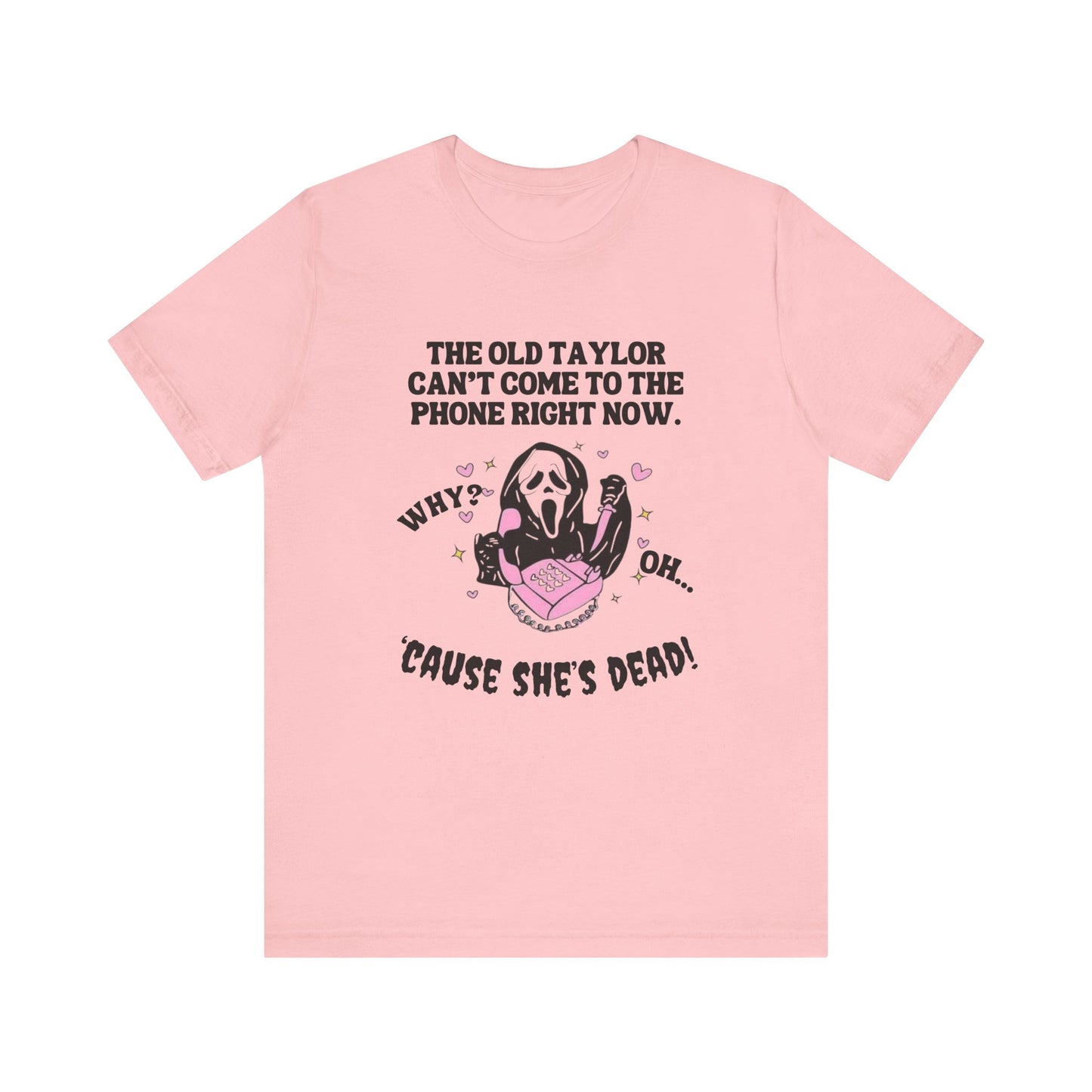 Swiftie Halloween Ghost Face - Unisex Jersey Short Sleeve Tee