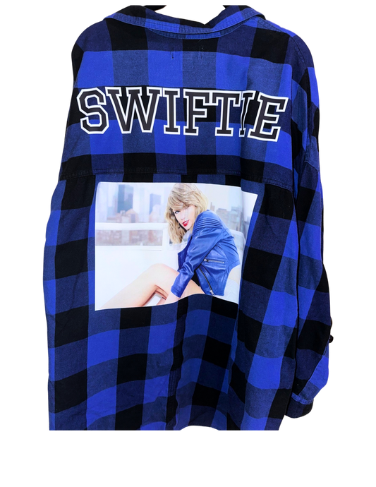 1989 Swiftie Upcycled Flannel Shirts
