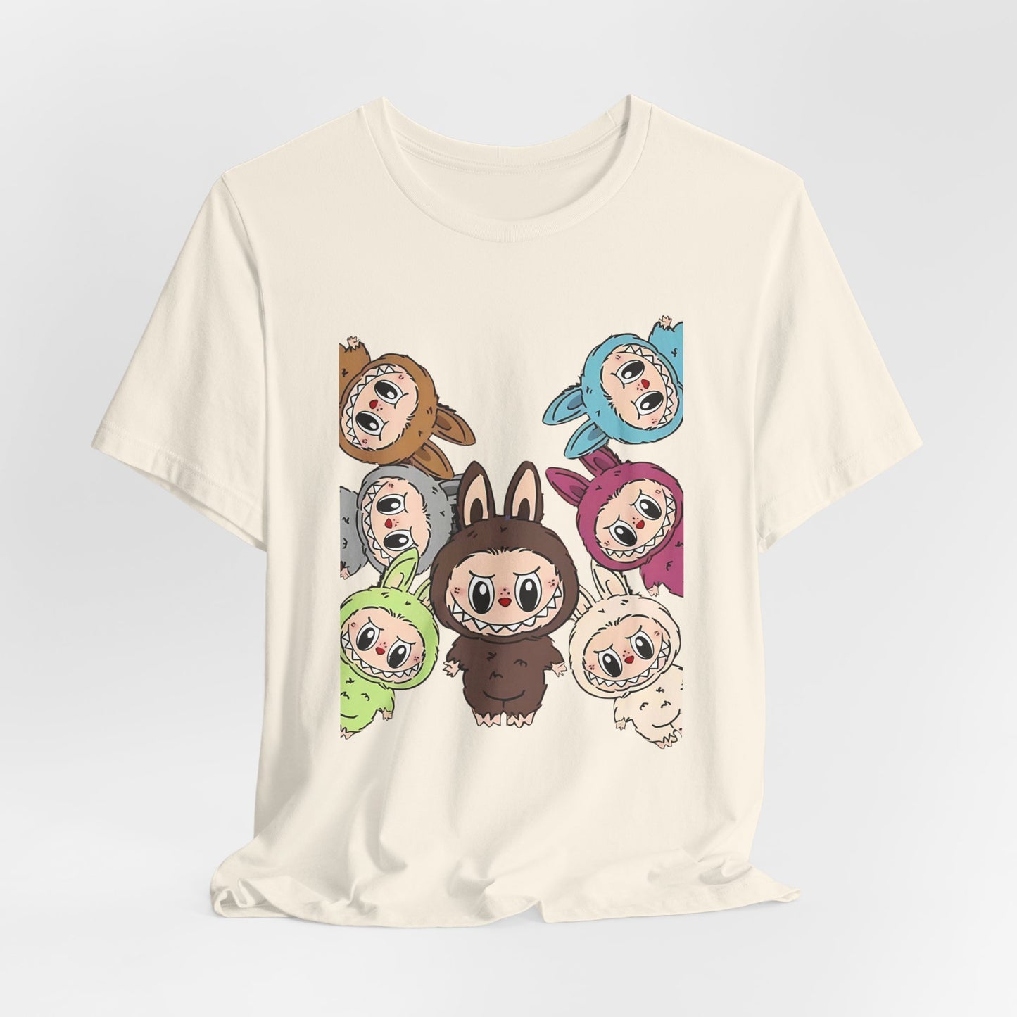 Cute Character Tee, Unisex Graphic T-Shirt, Fun Casual Wear, Trendy Tee, Playful Everyday Outfit