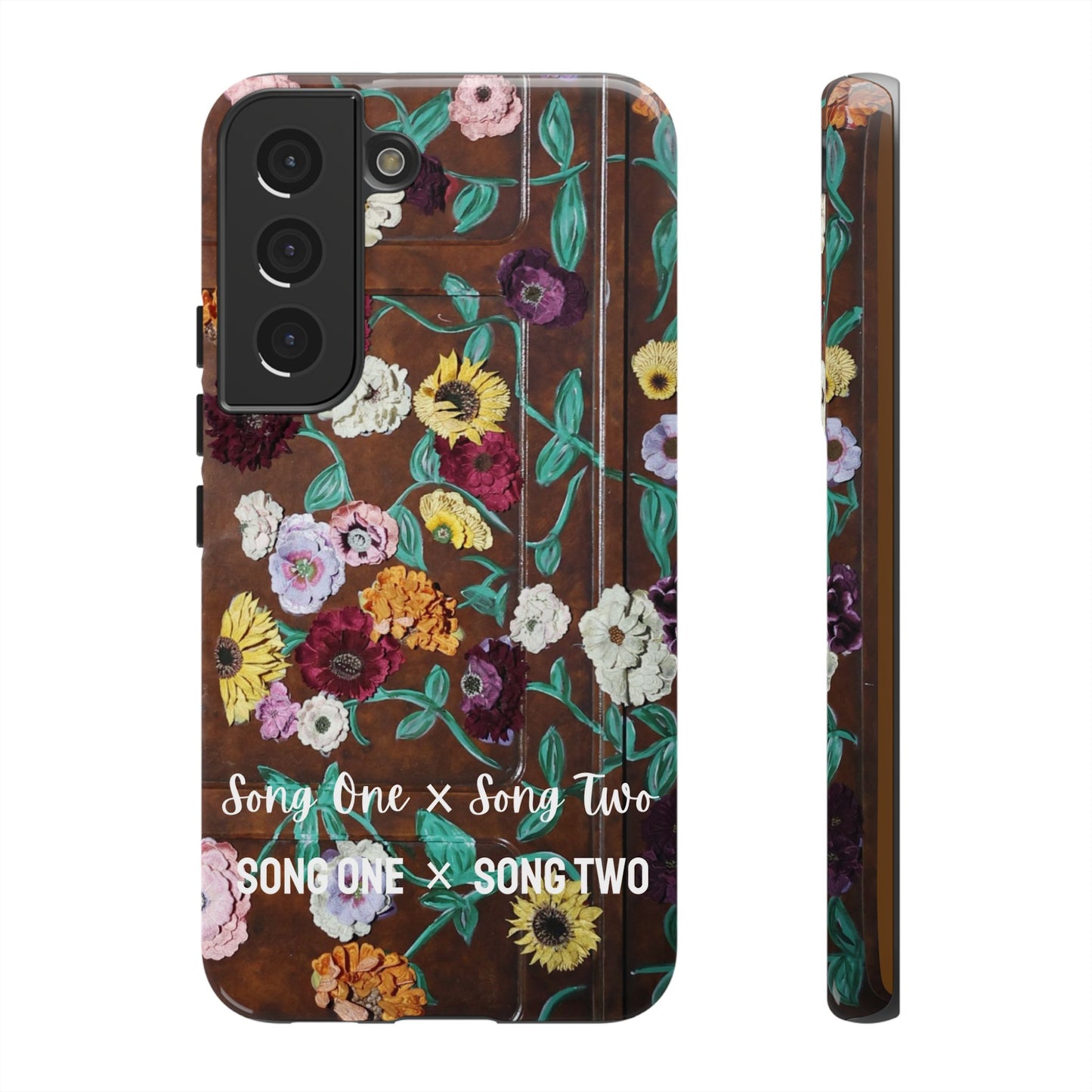 CUSTOMIZABLE with Surprise Song Titles - Surprise Song Floral Piano - Tough Cases