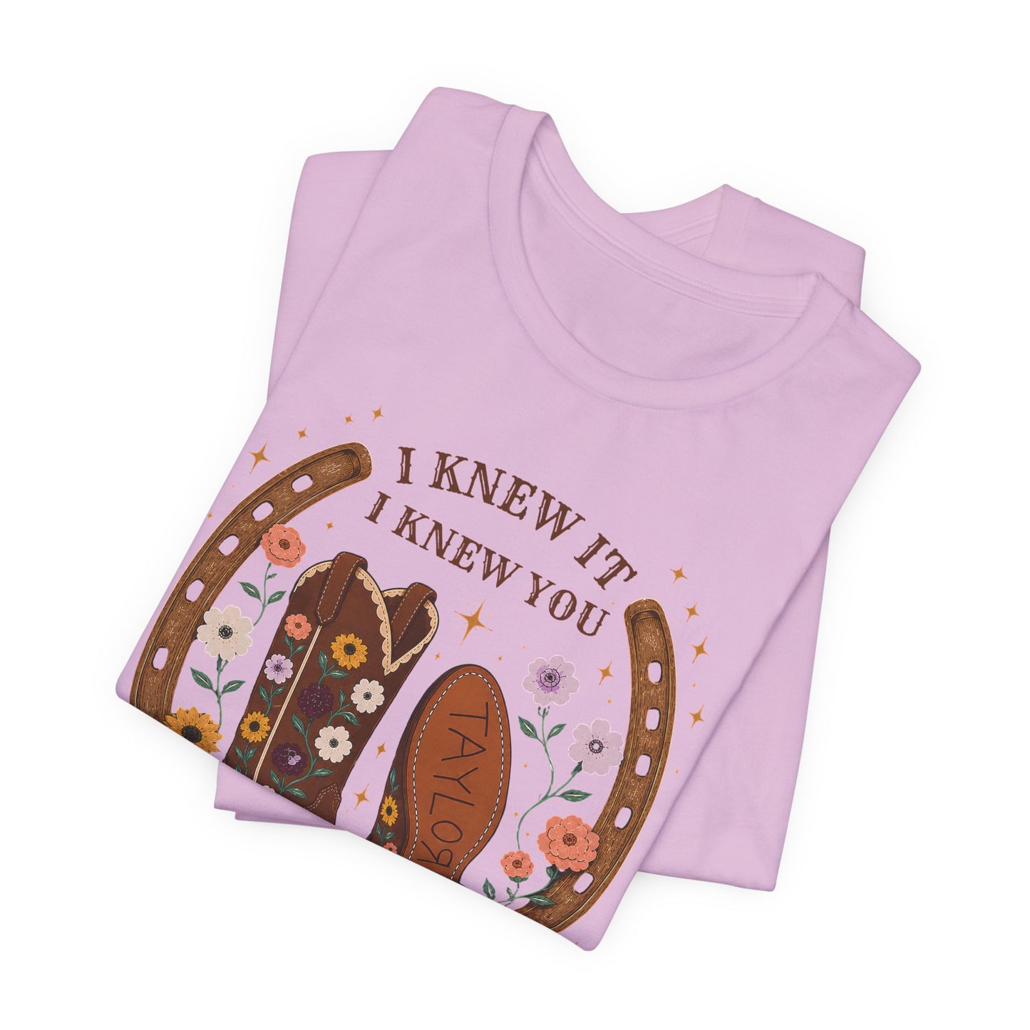 I Knew It I Knew You Cowboy Boots Tee
