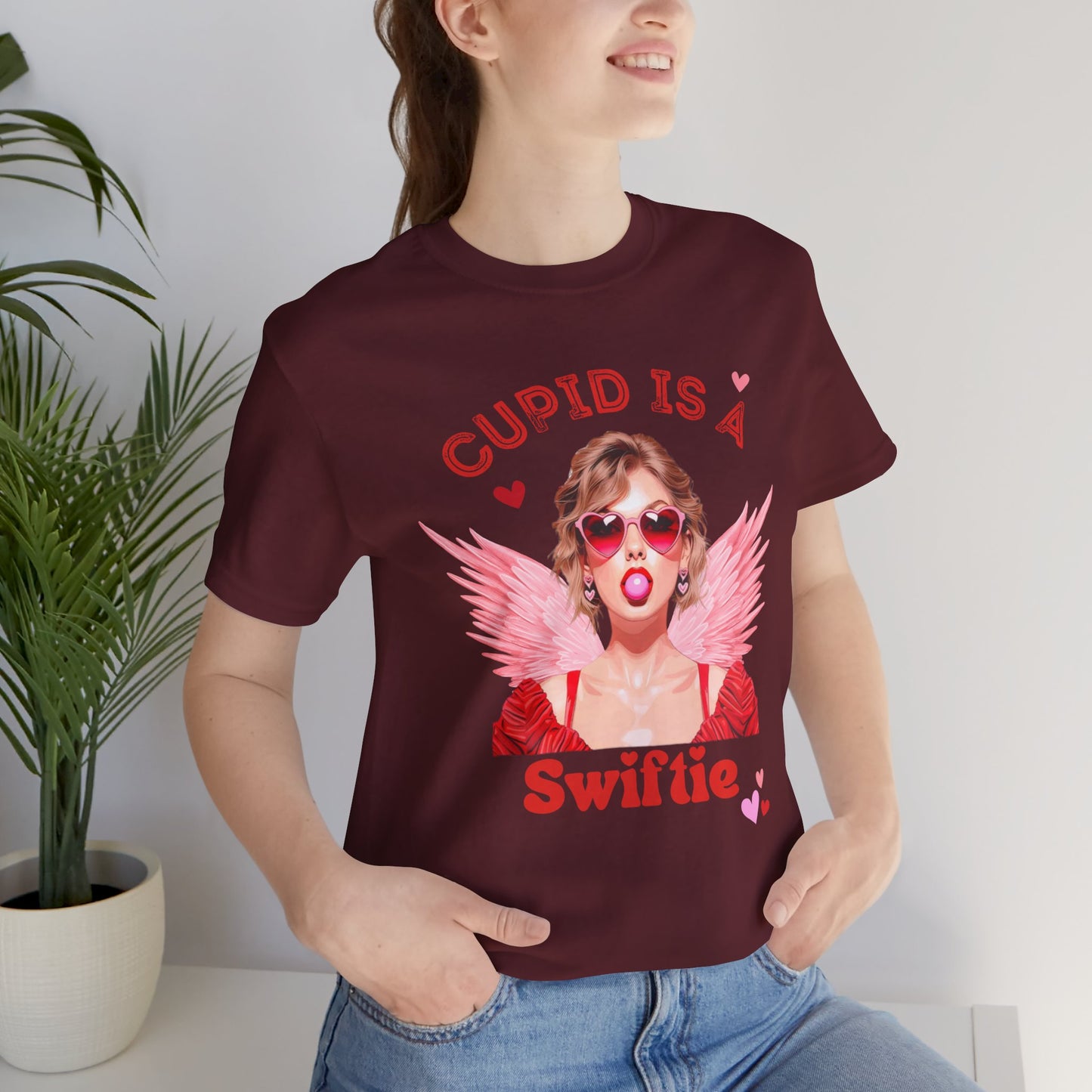 Cupid is a Swiftie - Unisex Jersey Short Sleeve Tee