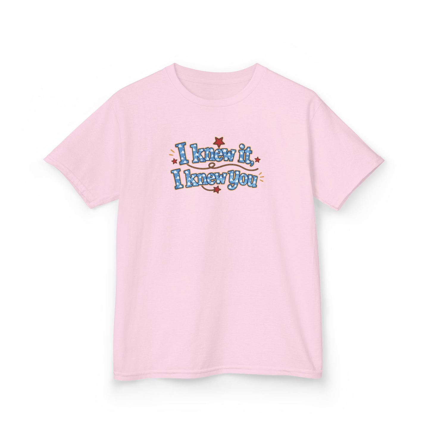 Kids Tee — "I Know It, I Knew You" Retro Star Graphic
