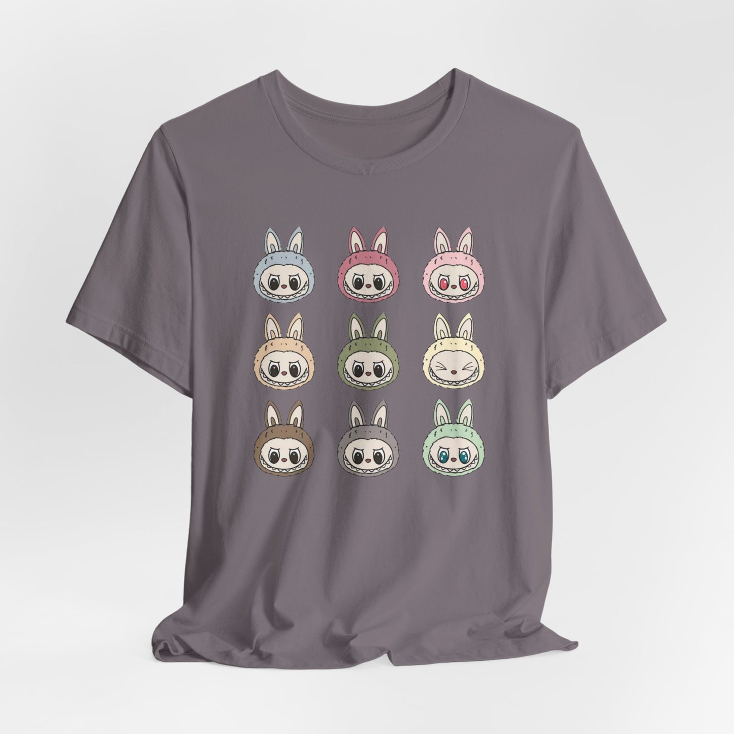 Character Faces Unisex Bella Canvas Tee, Graphic T-Shirt, Spring Fashion, Gift for Animal Lovers, Casual Wear