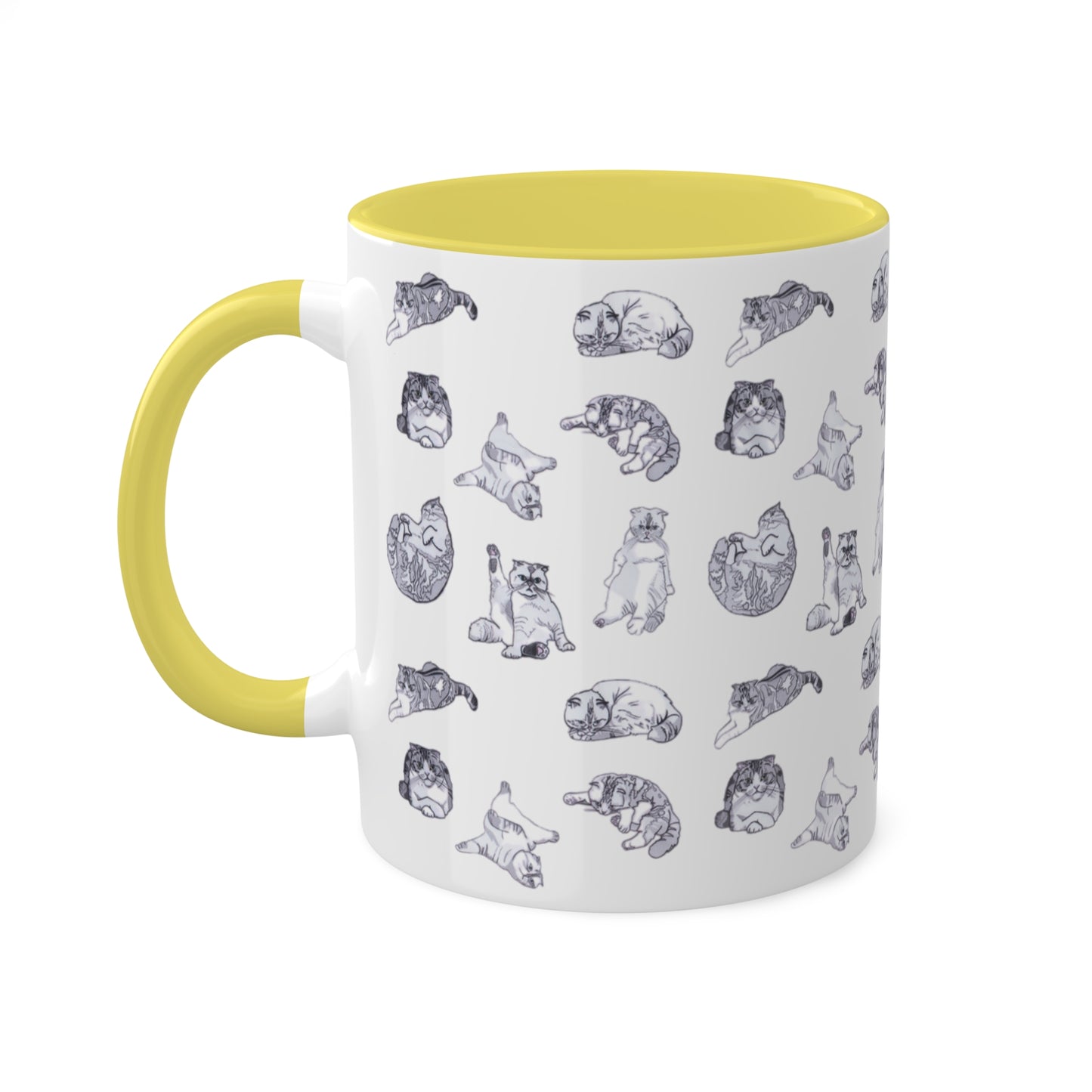 TayTay Cats Colorful Mugs, 11oz