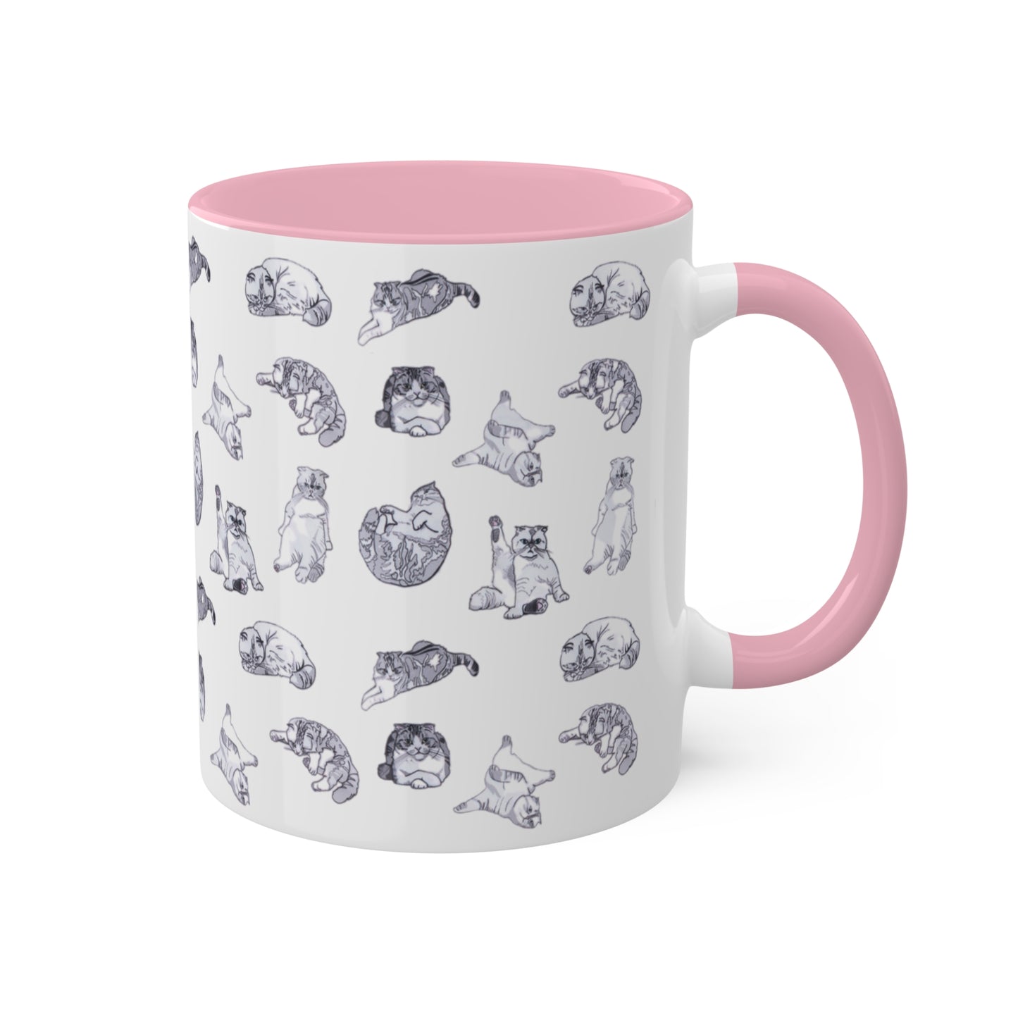 TayTay Cats Colorful Mugs, 11oz