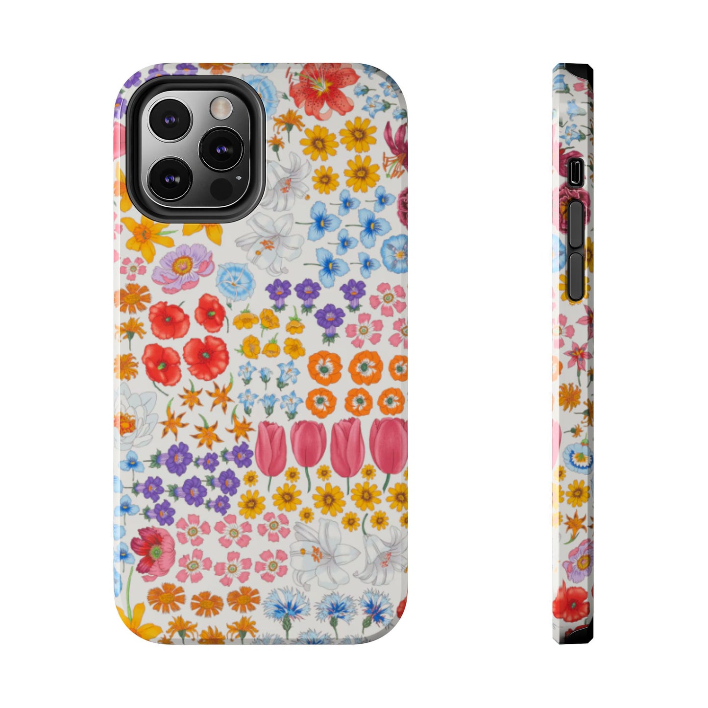 Vibrant Floral Tough Phone Case "Flora"- Durable Protection for Your Device
