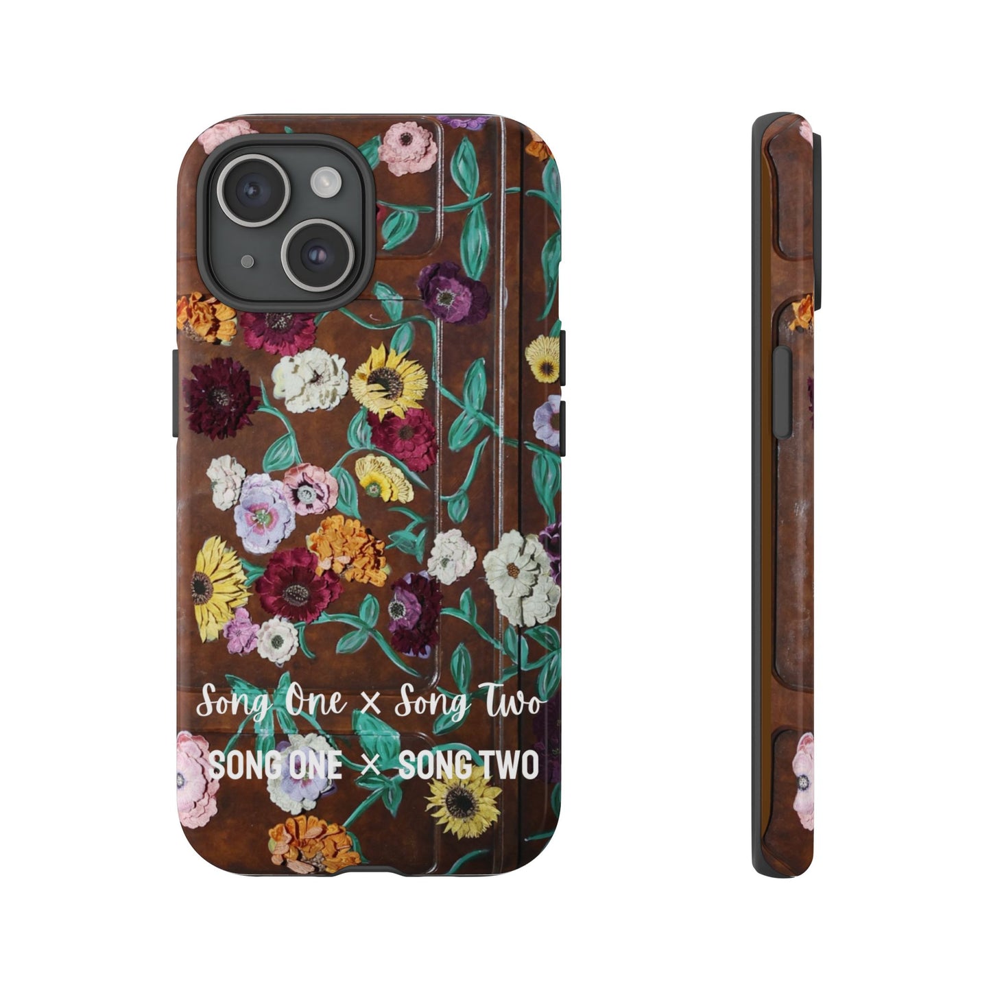 CUSTOMIZABLE with Surprise Song Titles - Surprise Song Floral Piano - Tough Cases