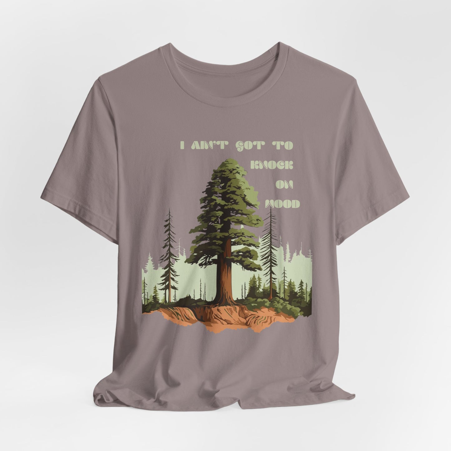 Nature-Themed Unisex Jersey Tee - "I Ain't Got to Knock on Wood" | Outdoor Lovers, Eco-Friendly Gift, Camp Vibes, Adventure Wear, Gift [...]