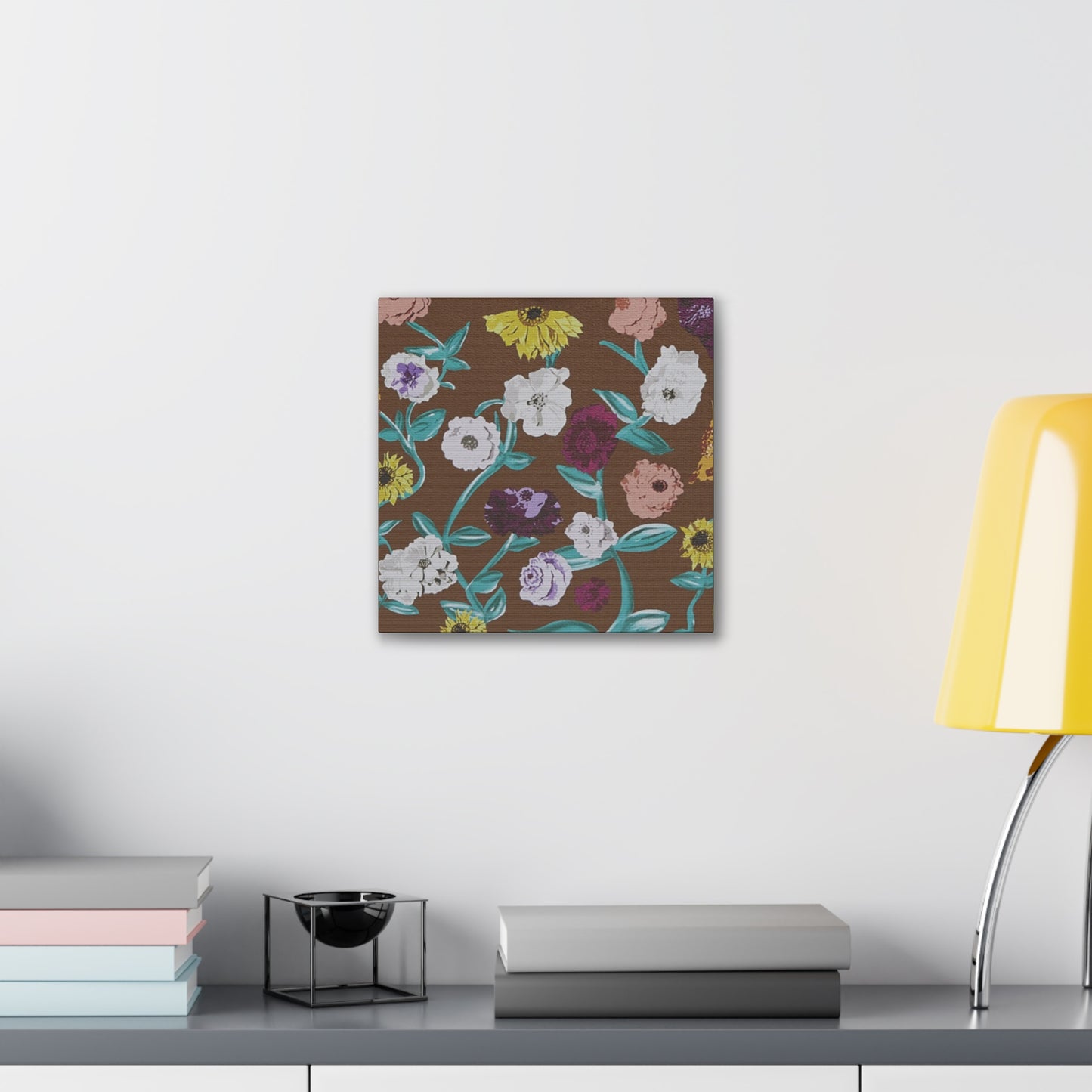 Surprise Song Piano Flowers - Vinyl Case Inspired - Canvas Wall Art