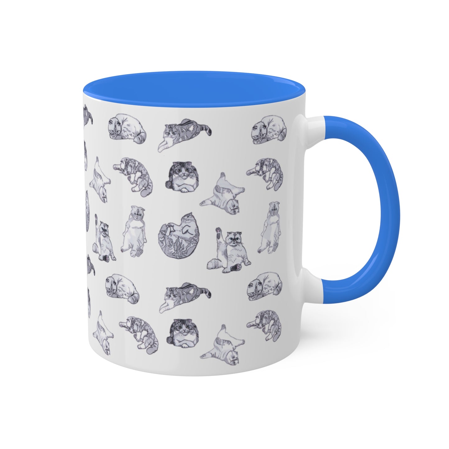 TayTay Cats Colorful Mugs, 11oz