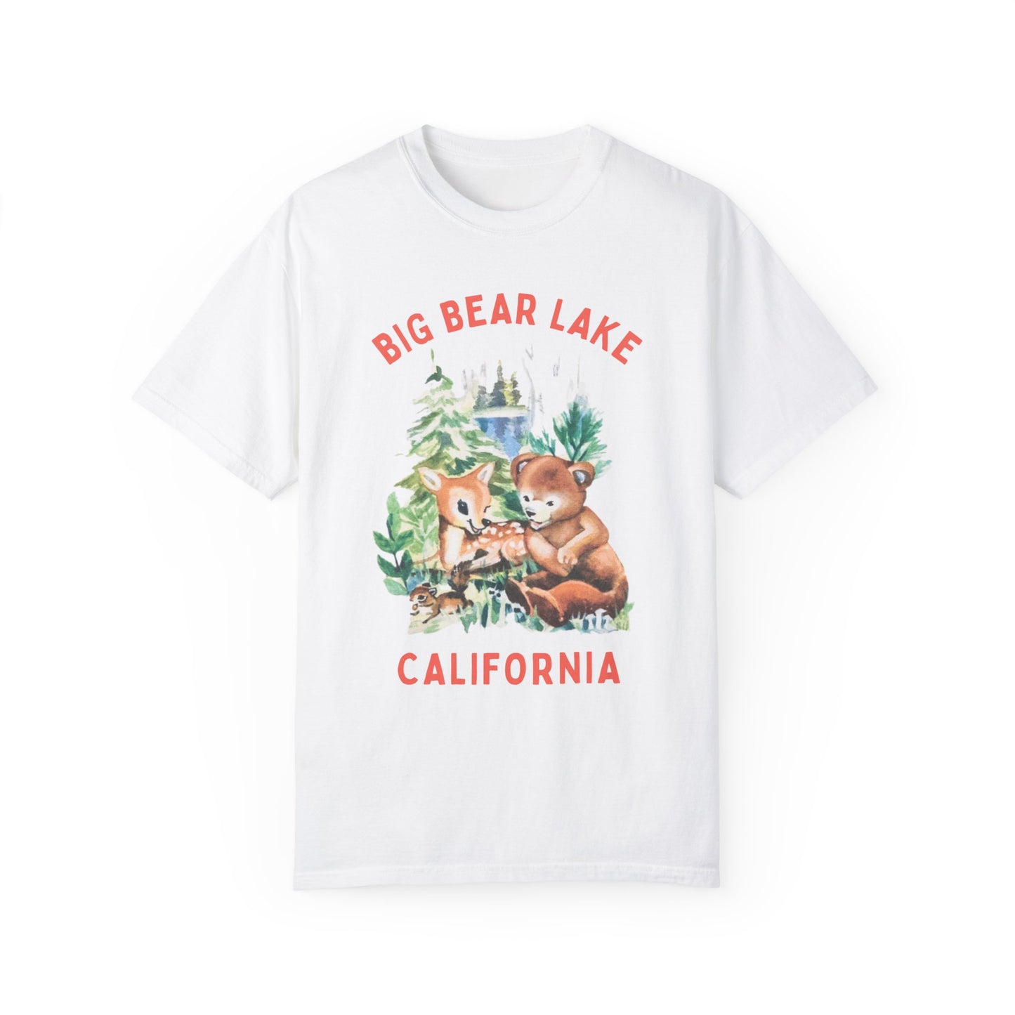 Big Bear Lake Unisex Garment-Dyed T-shirt