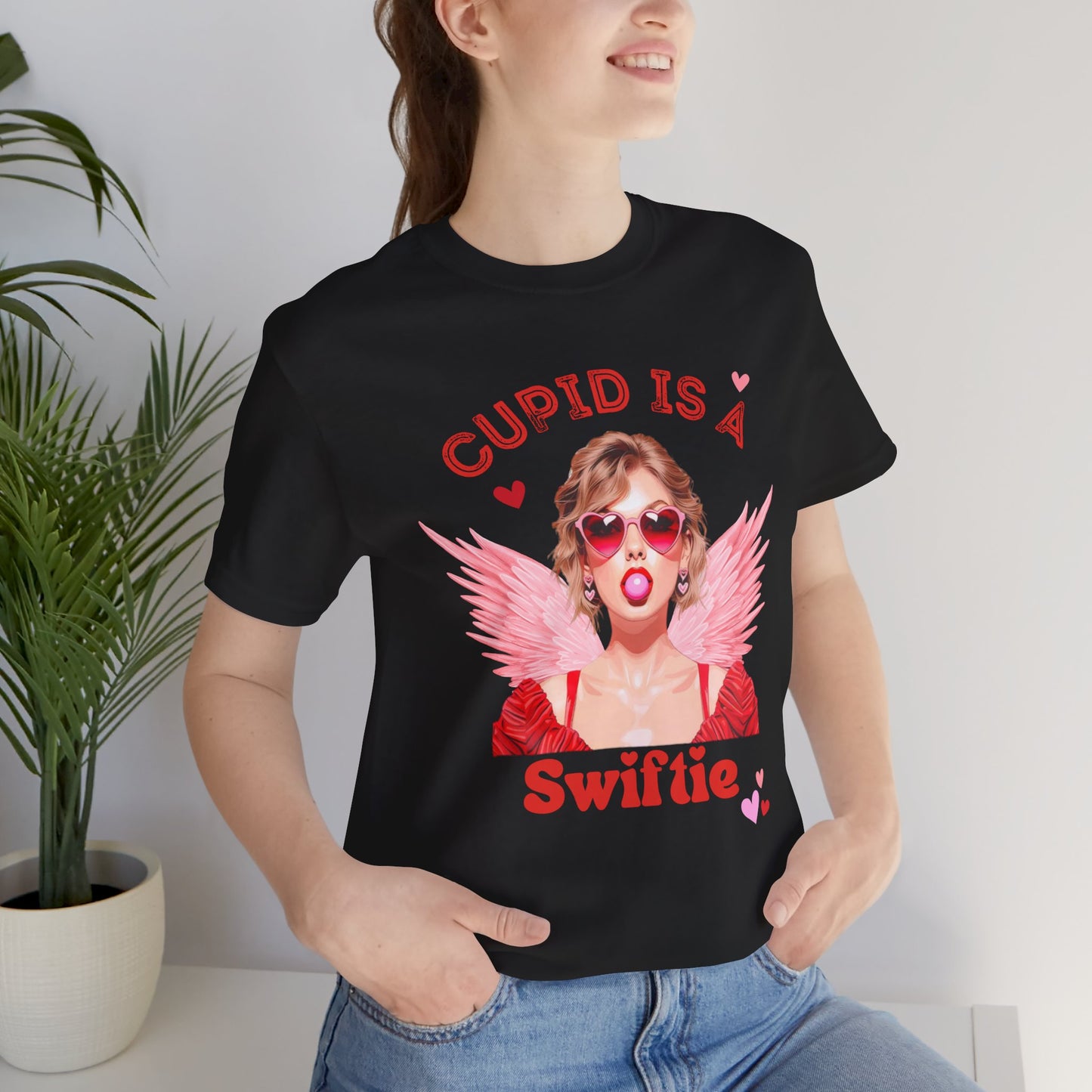 Cupid is a Swiftie - Unisex Jersey Short Sleeve Tee