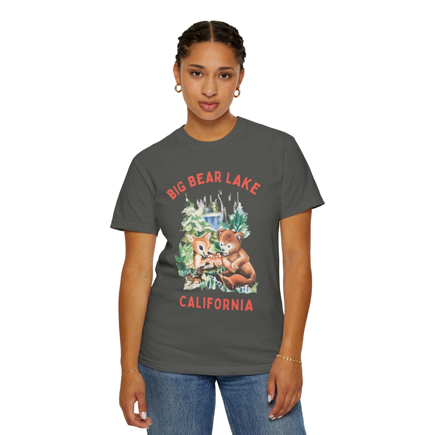 Big Bear Lake Unisex Garment-Dyed T-shirt