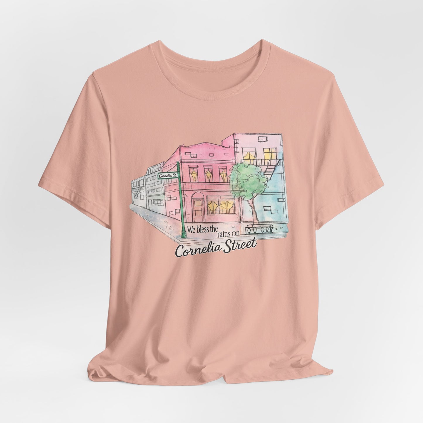 Cornelia Street Illustration Solid Tee