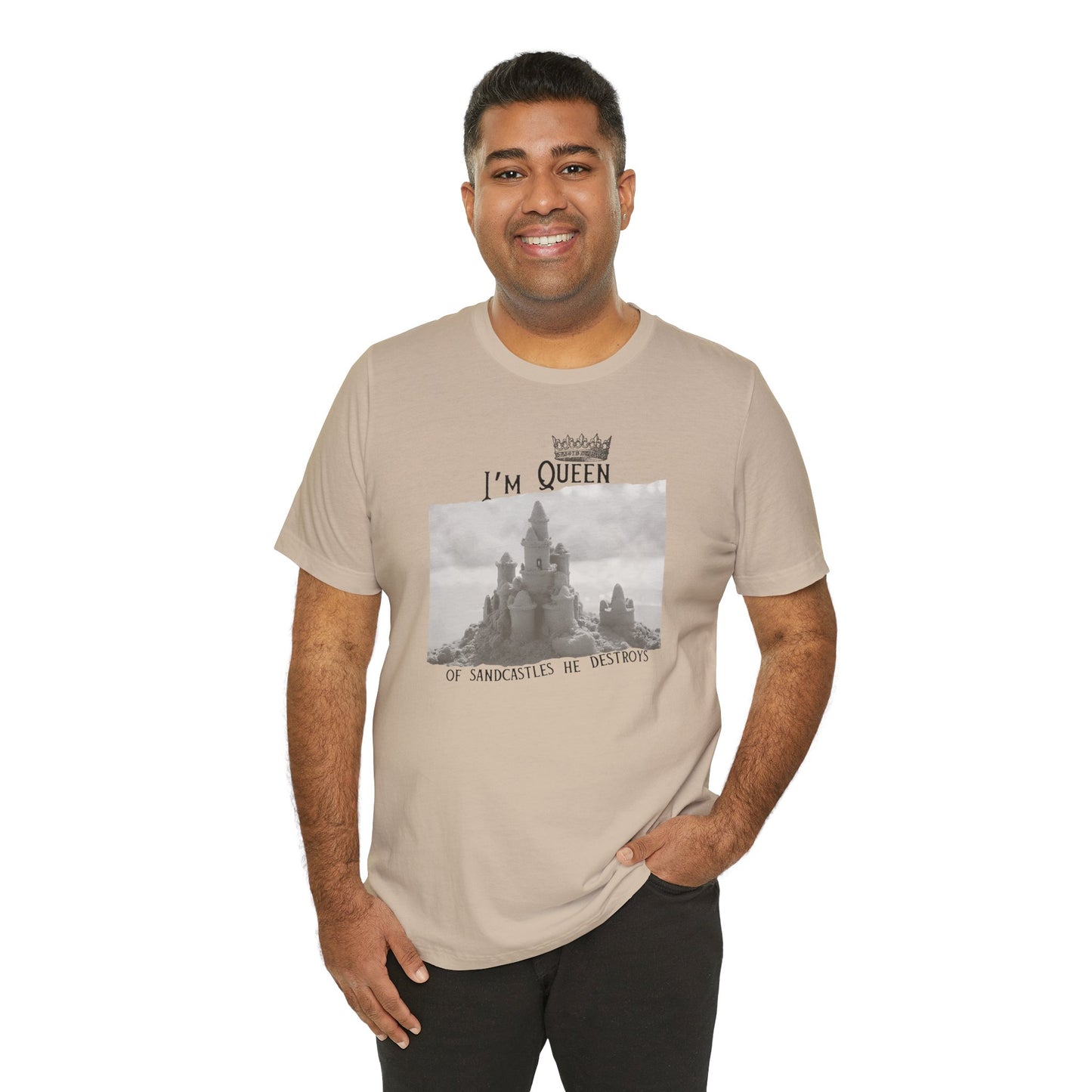 Queen of sandcastles he destroys -  Bella Canvas Unisex Tee, Perfect Gift for Swifties, Trendy Summer Wear, Soft Cotton T-Shirt, Positive Vibe Apparel