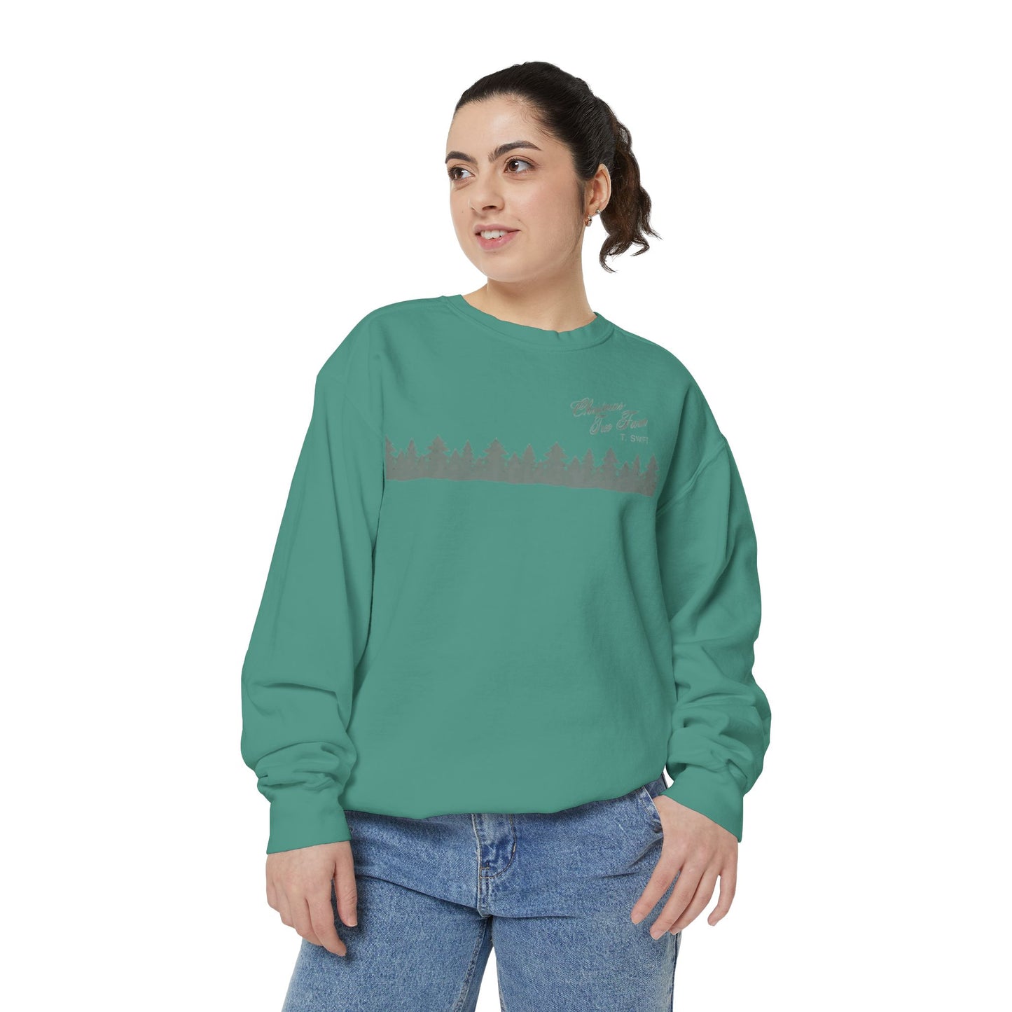 tree farm Comfort Colors Unisex Garment-Dyed Sweatshirt