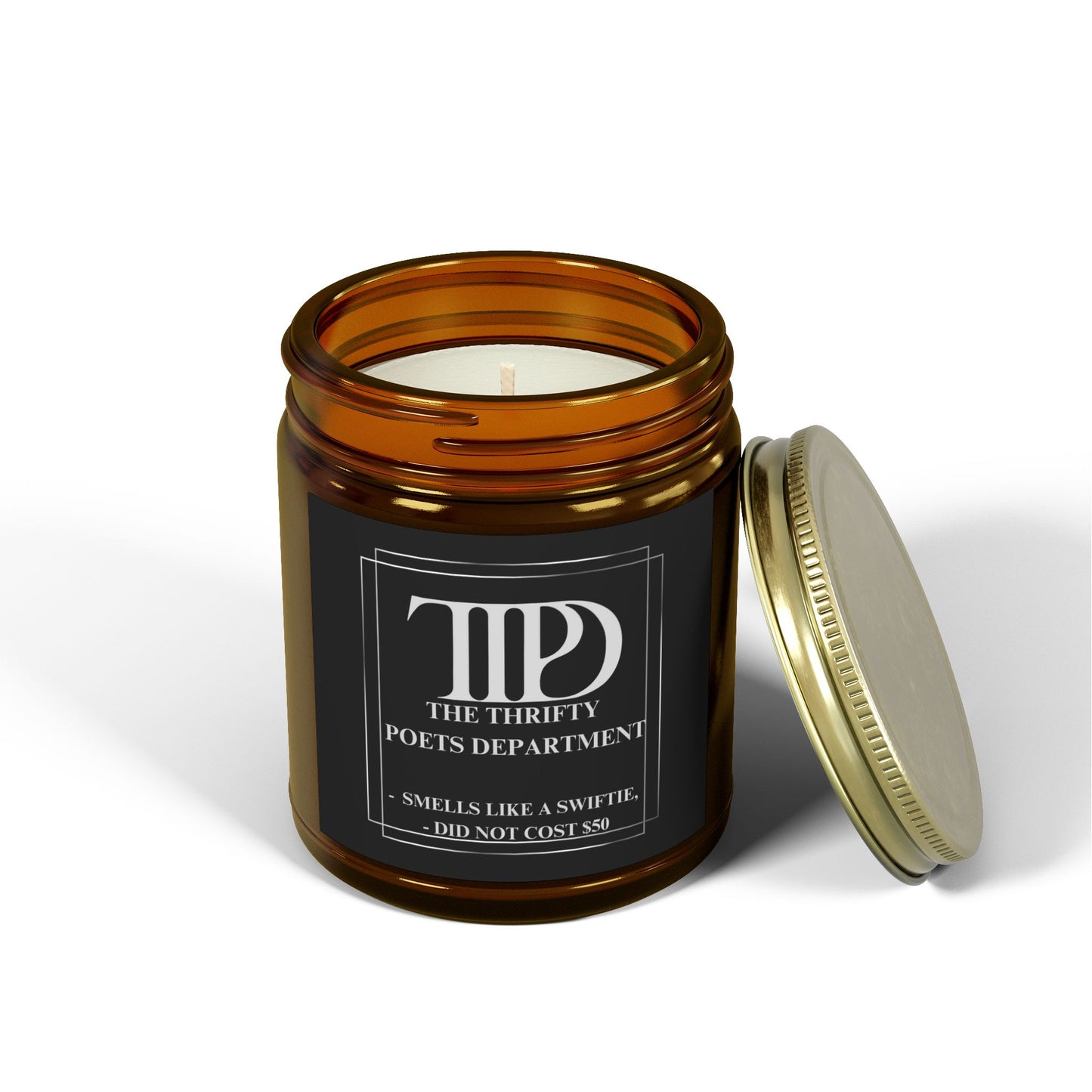 The Thrifty Poets Department Candle, "Smells like a Swiftie, Did not cost $50"  (9oz)