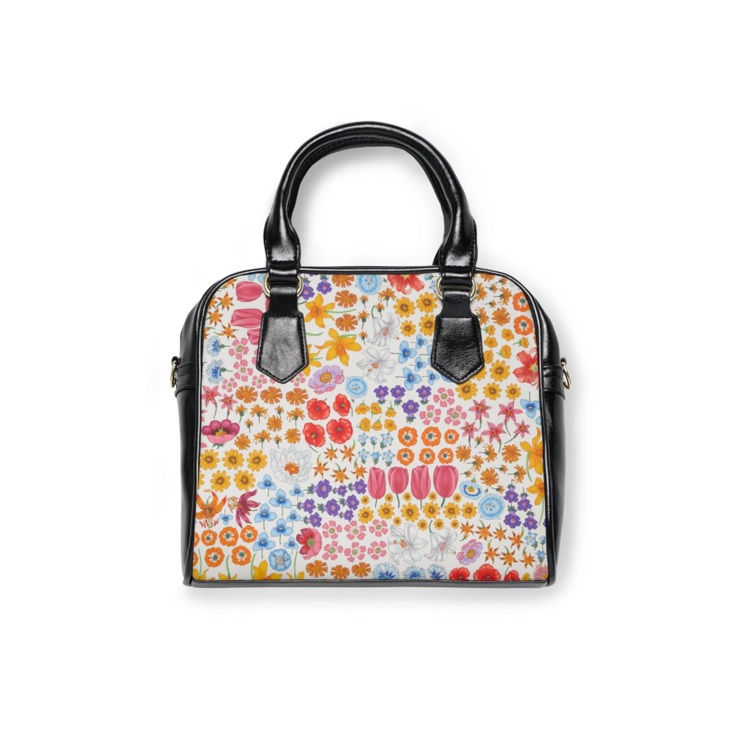 Vibrant Floral Shoulder Handbag "Flora"- Stylish Accessory for Everyday Use