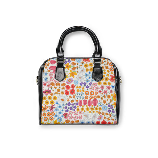 Vibrant Floral Shoulder Handbag "Flora"- Stylish Accessory for Everyday Use