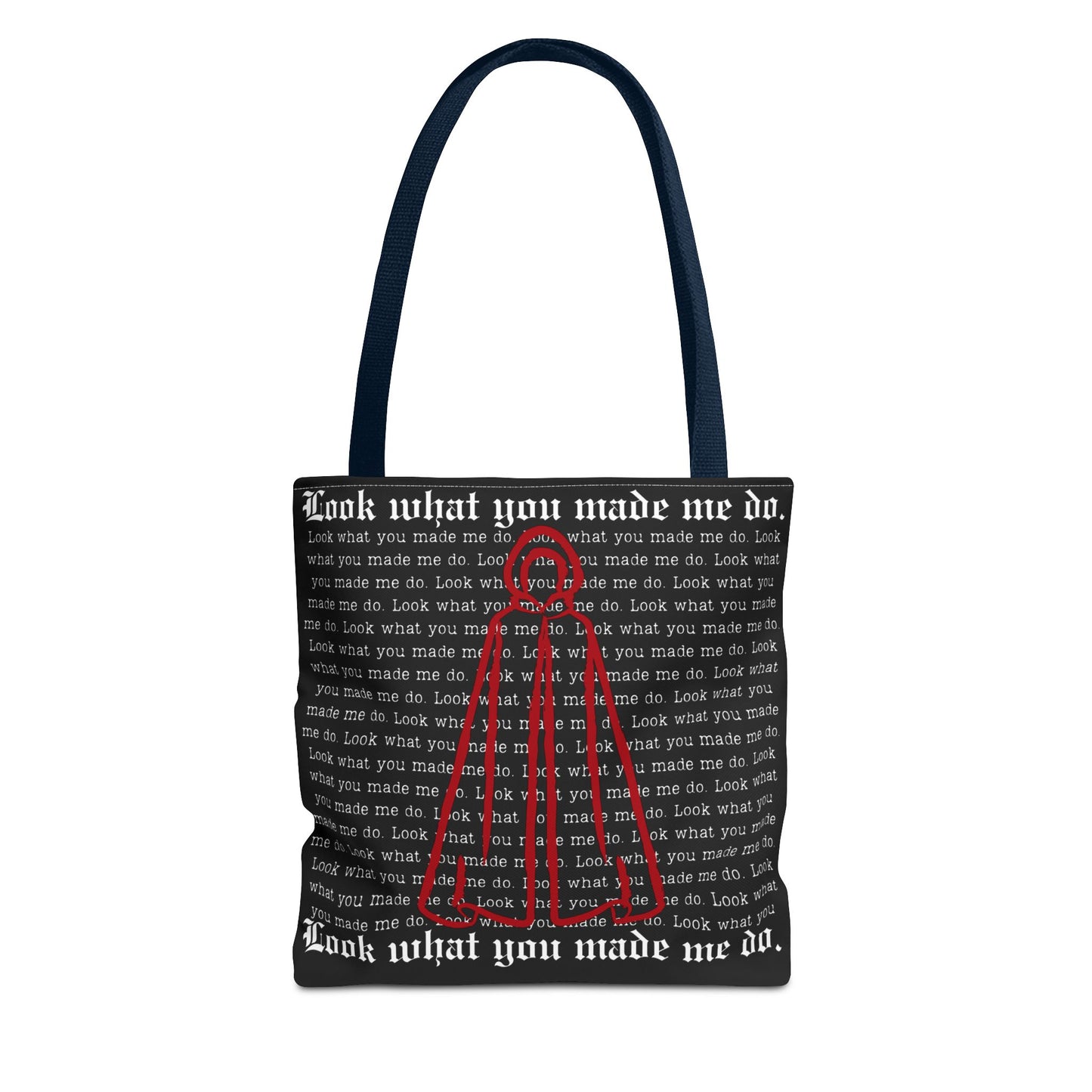 Stylish Tote Bag with 'Look What You Made Me Do' Handmaid's Design | Reusable Shopping Bag, Gift for Music Lovers, Casual Bag, Trendy Accessory