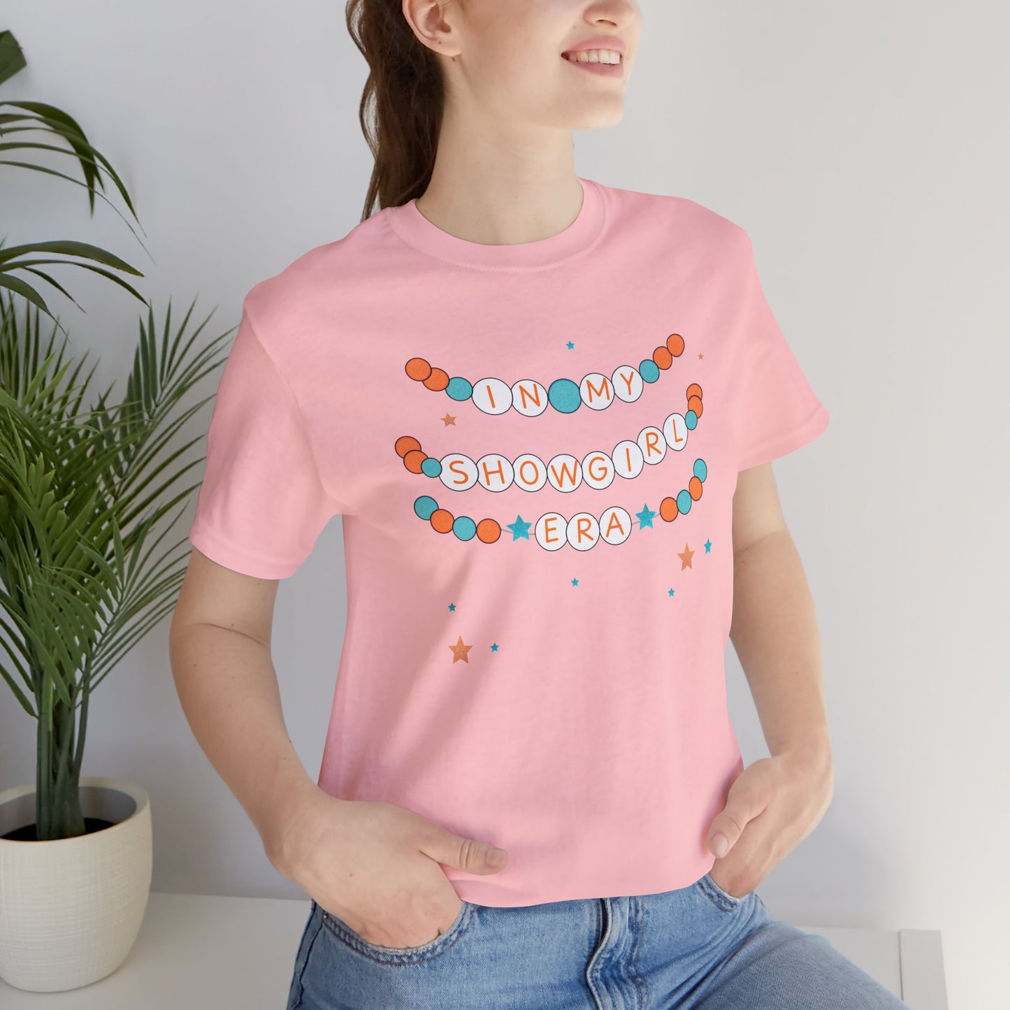 Showgirl Friendship Bracelets Tee, Fun Graphic T-Shirt, Casual Summer Top, Festival Wear, Birthday Gift, Unique Party Outfit