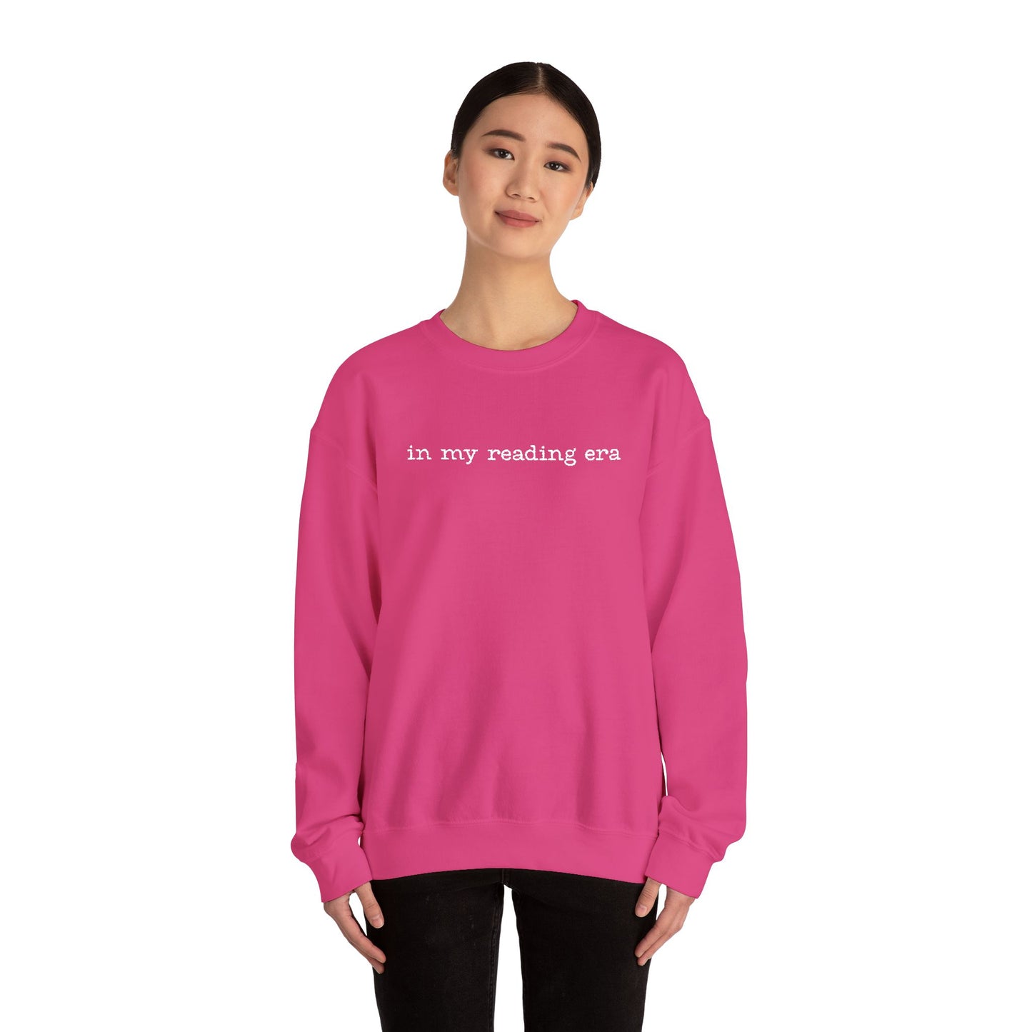 'In My Reading Area' Crewneck Sweatshirt – Cozy Literary Sweatshirt for Book Lovers