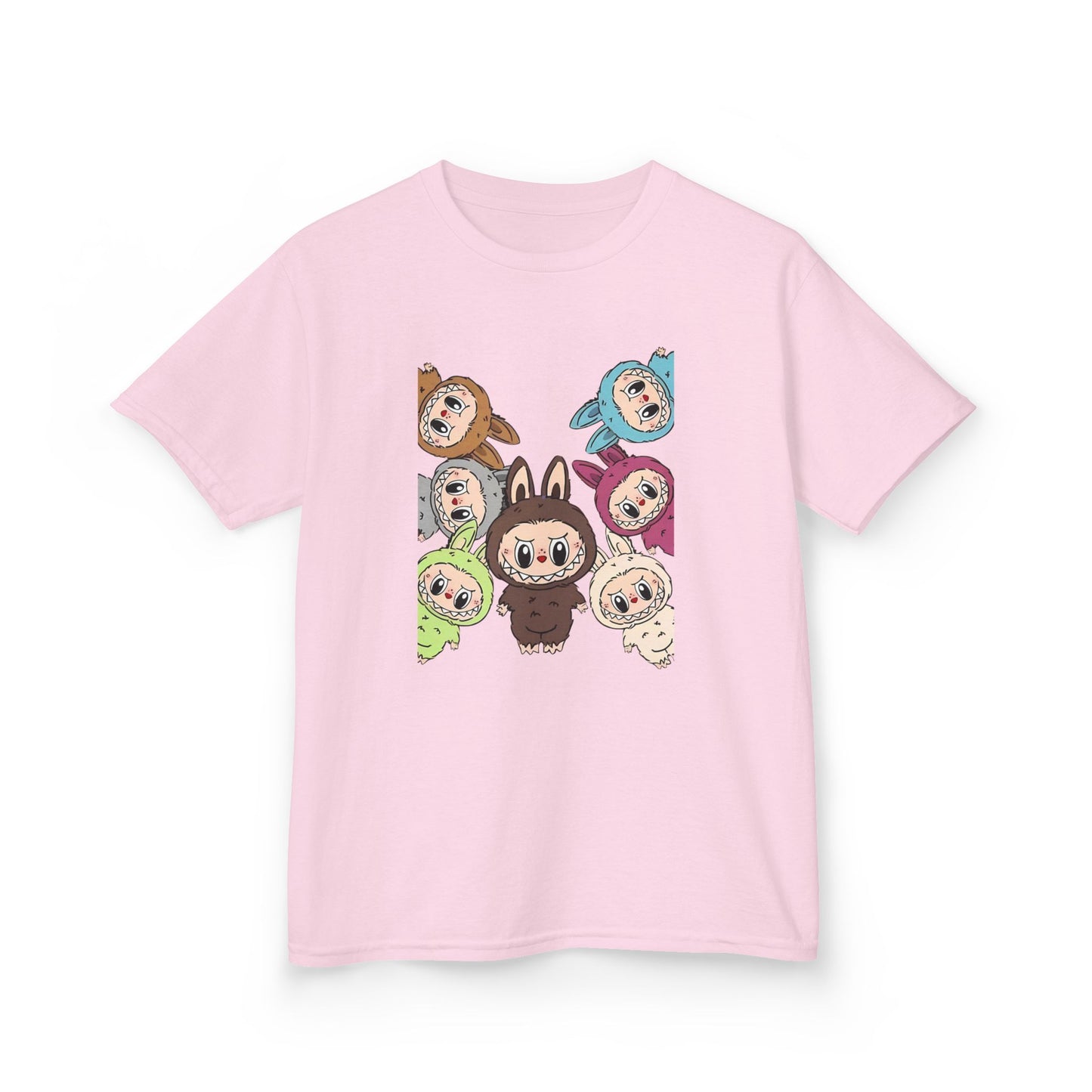KIDS Adorable Labubu Tee, Fun Graphic Shirt for Boys & Girls, Perfect for Playdates, Birthdays, Family Events, Gifts