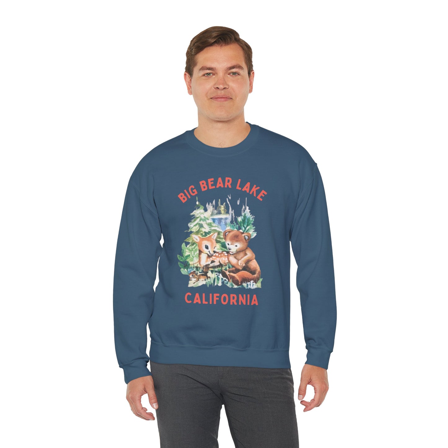 Big Bear Lake Unisex Heavy Blend™ Crewneck Sweatshirt