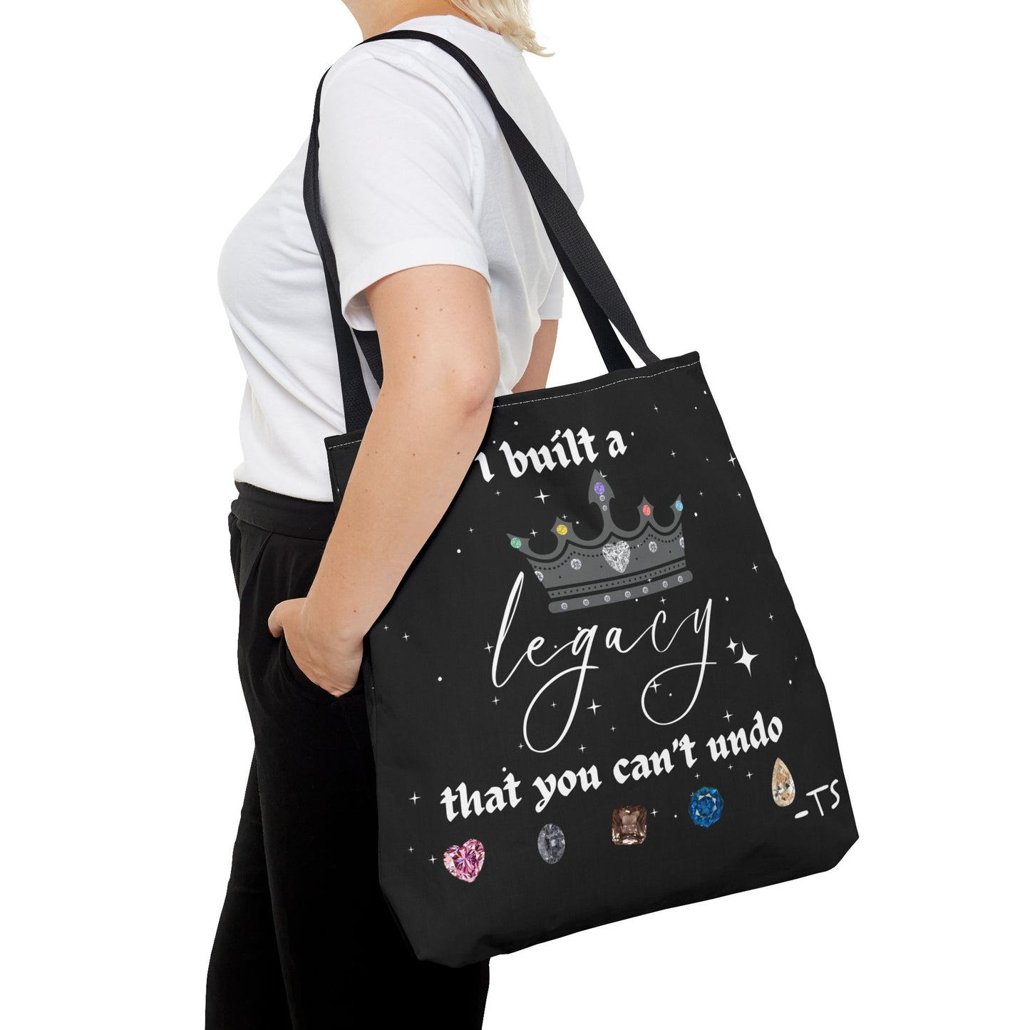I Built a Legacy Tote Bag, Inspirational Tote, Motivational Bag, Empowerment Accessories, Swiftie bag