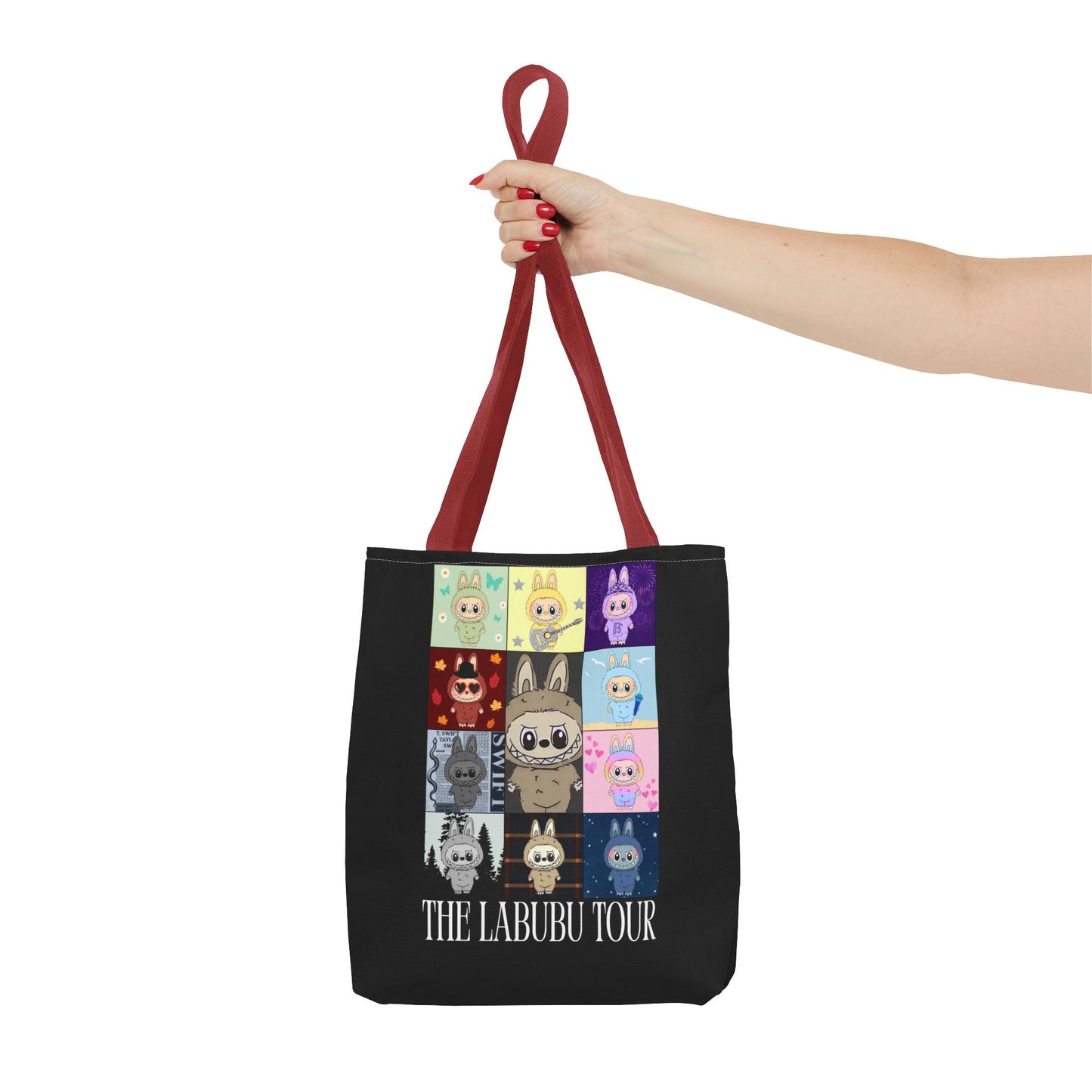 Cute Character Tour Tote Bag | Swiftie Gift | Cartoon Style, Anime Accessories, Gift for Kids, Everyday Use, Eco-Friendly Shopping