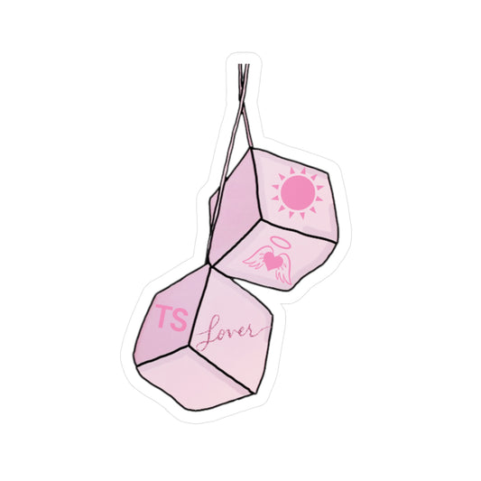 Lover Inspired Dice Vinyl Sticker