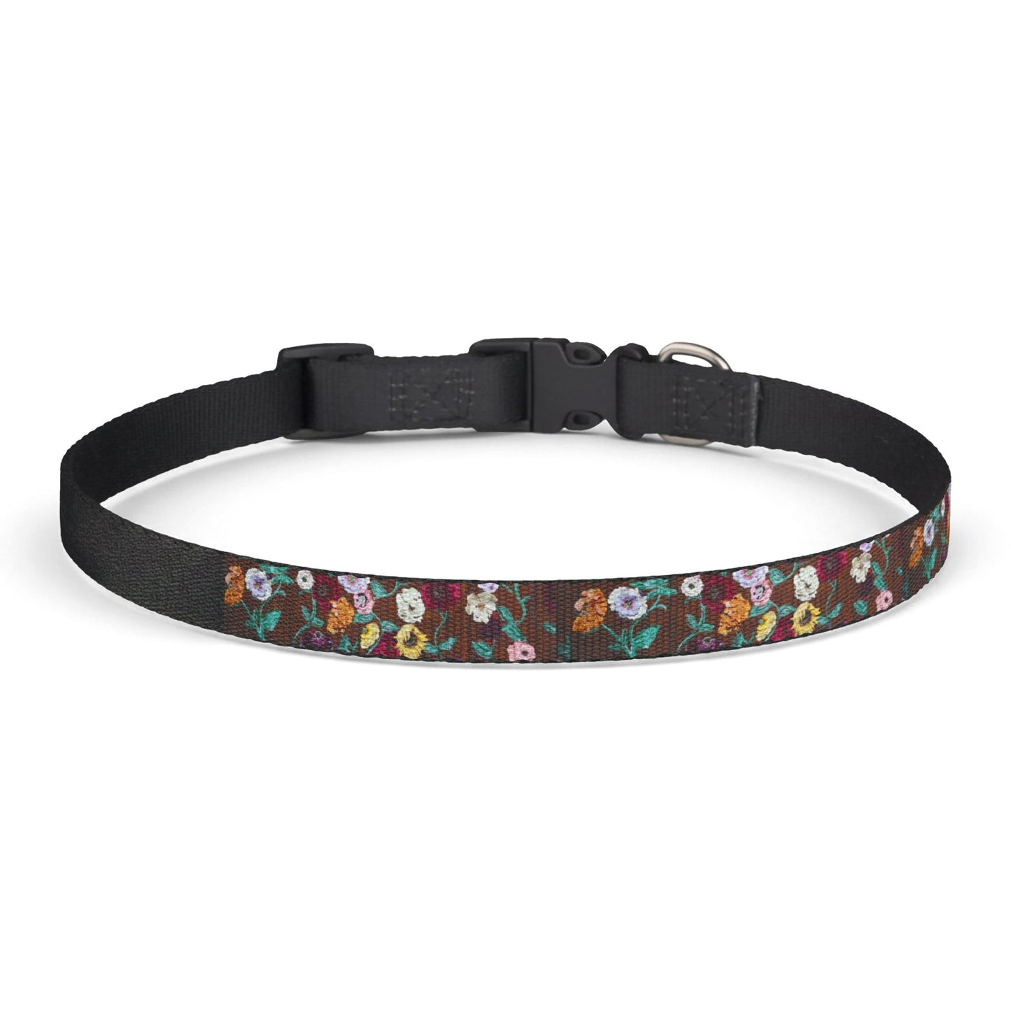 Acoustic Piano Floral Clip-on Pet Collar