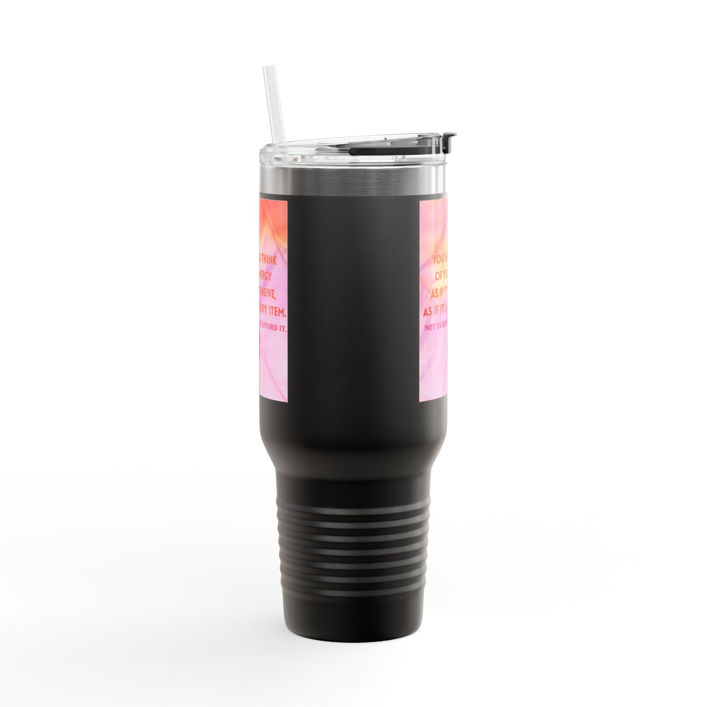 Luxury Energy Inspirational Insulated Travel Mug, 40oz - Motivational Coffee Cup, Perfect Gift for Self-Care, College Student Tumbler, Travel Mug, [...]