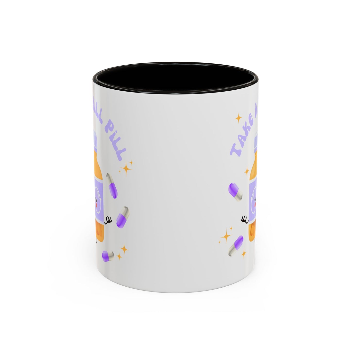 take a chill pill - Colorful Mugs (11oz)