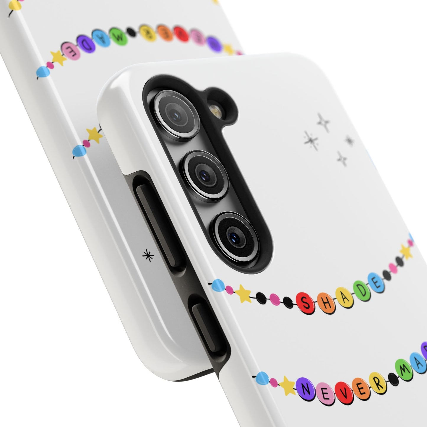 Shade Never Made Anybody Less Gay - Friendship Bracelet Pride - Colorful Statement Phone Cases for Trendsetters, Cute Phone Accessories, Gift for Friends, Rainbow Aesthetic, Vibrant Protective Cases