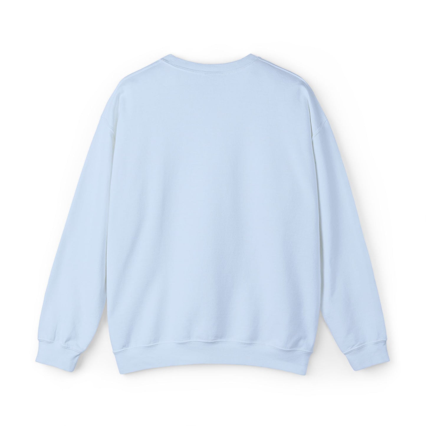Embroidered Custom Lyrics Crewneck Sweatshirt — light color sweatshirt, dark lyrics