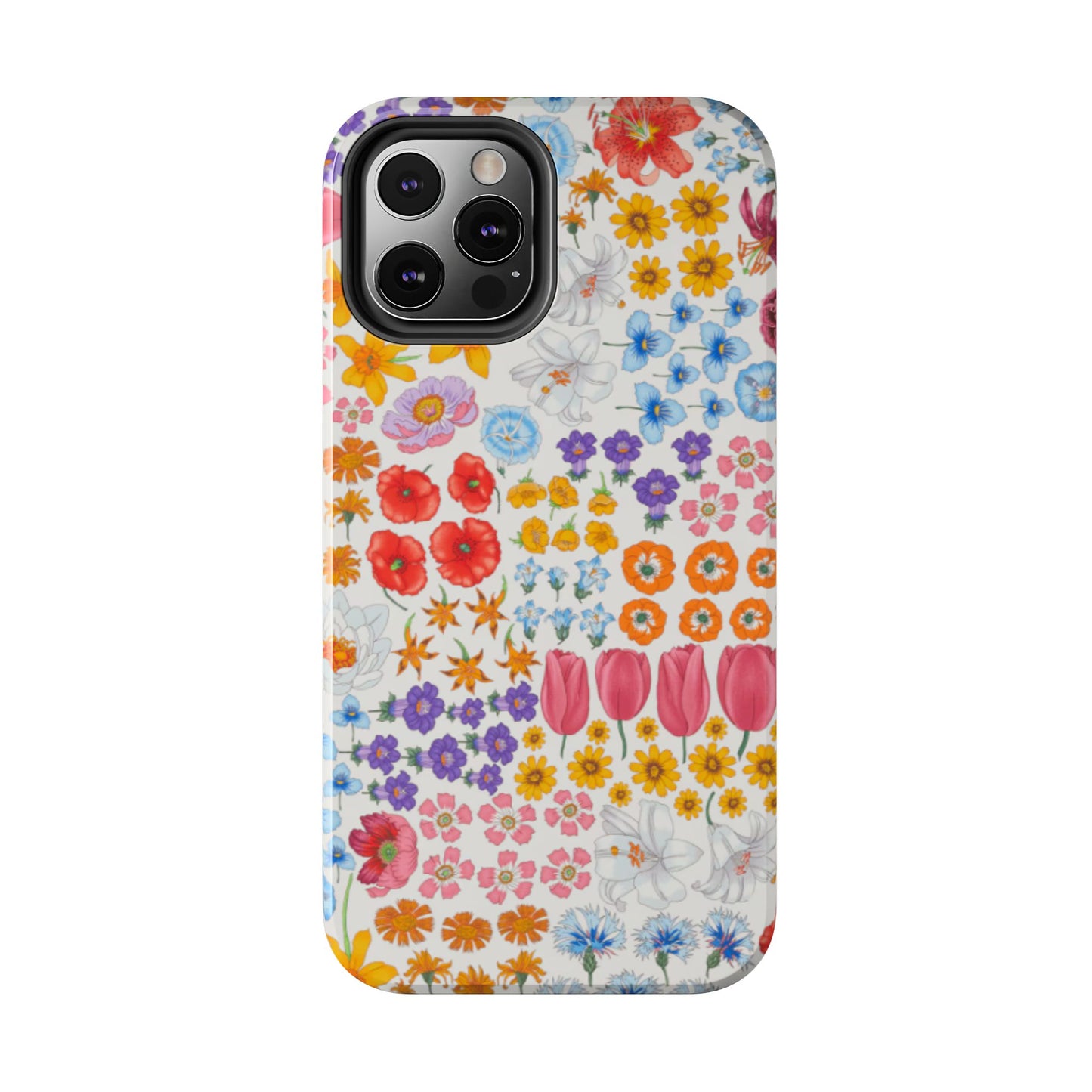 Vibrant Floral Tough Phone Case "Flora"- Durable Protection for Your Device