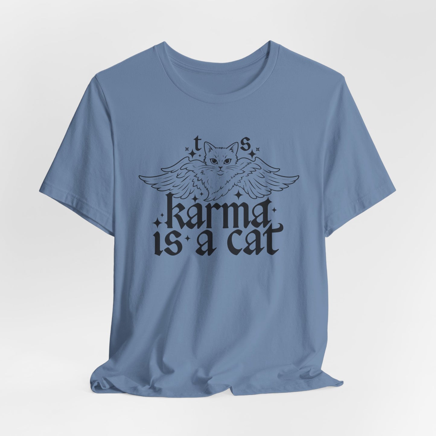 Karma Cat - Unisex Jersey Short Sleeve Tee