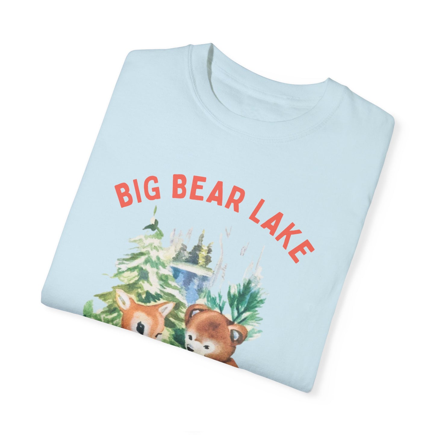 Big Bear Lake Unisex Garment-Dyed T-shirt