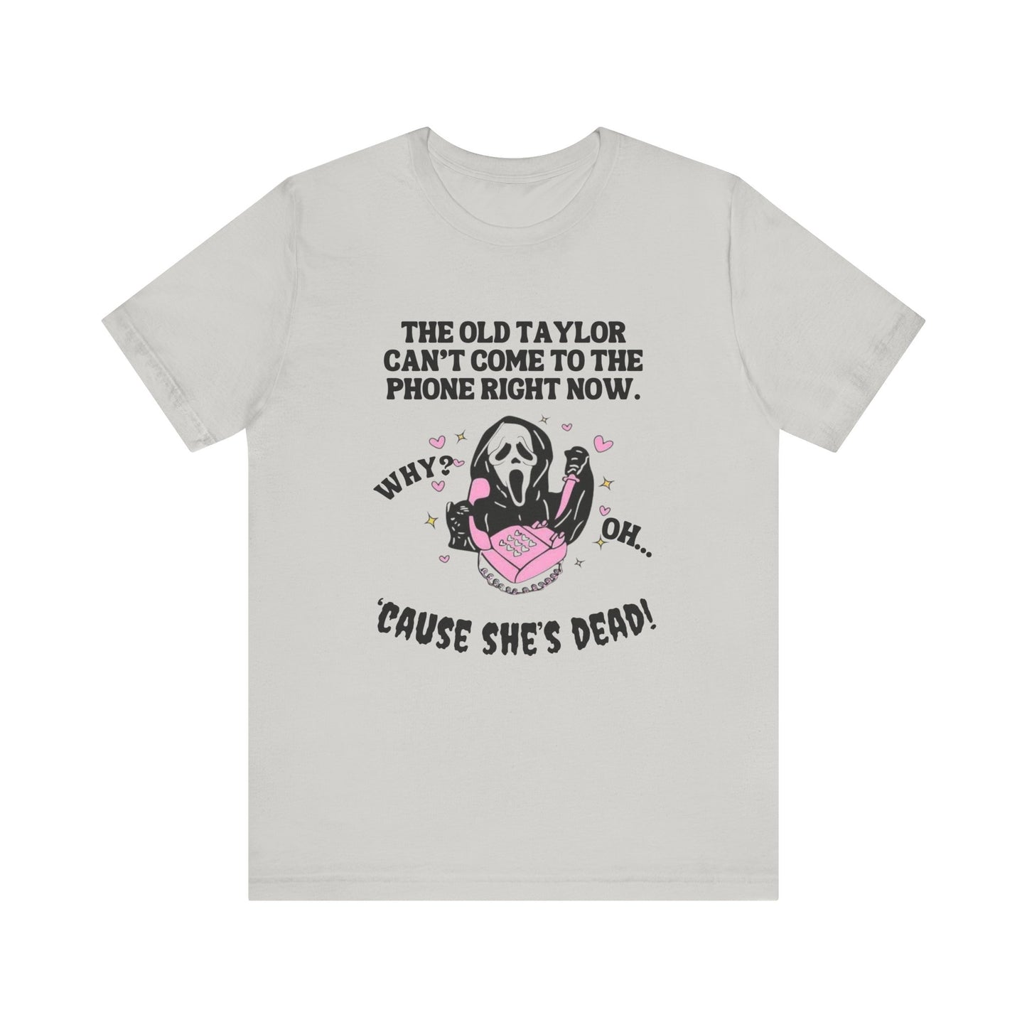 Swiftie Halloween Ghost Face - Unisex Jersey Short Sleeve Tee
