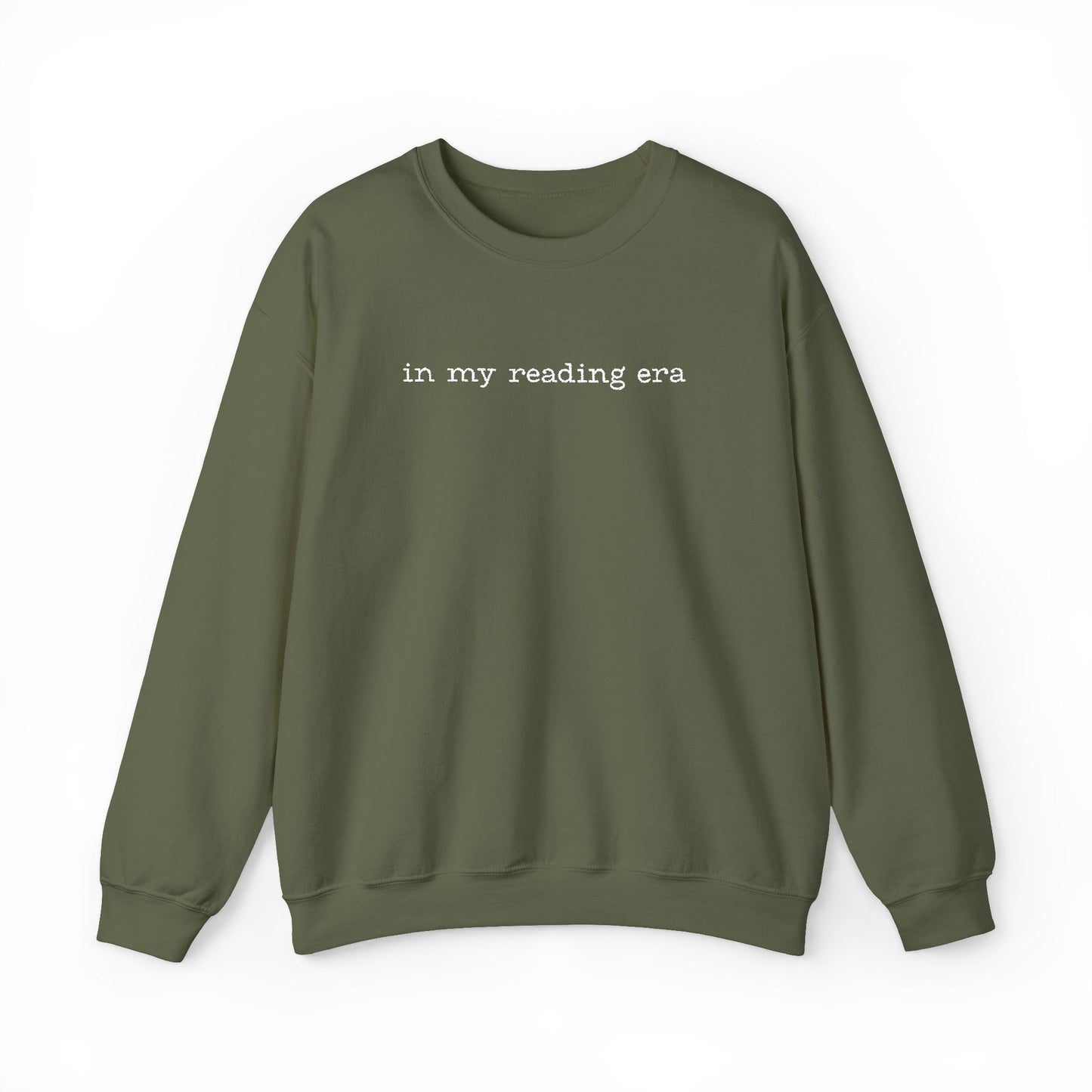 'In My Reading Area' Crewneck Sweatshirt – Cozy Literary Sweatshirt for Book Lovers