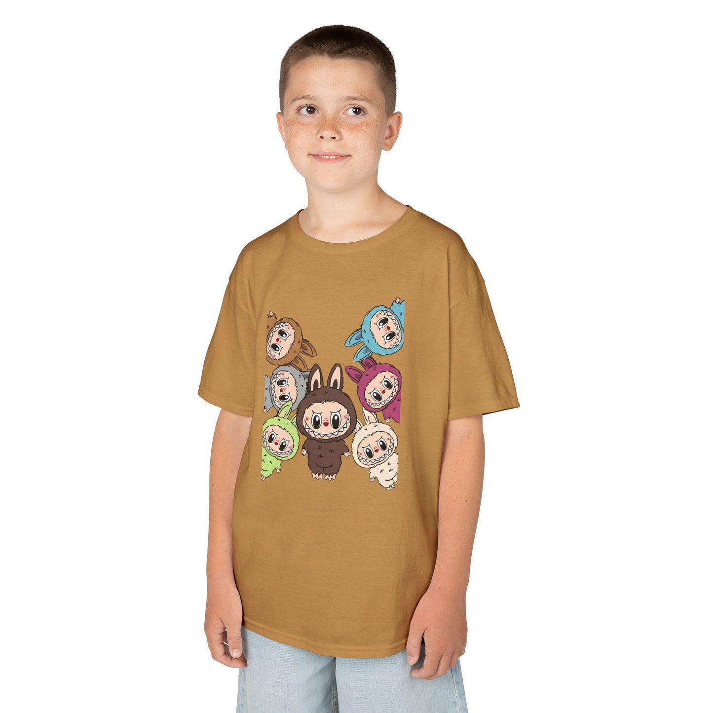KIDS Adorable Labubu Tee, Fun Graphic Shirt for Boys & Girls, Perfect for Playdates, Birthdays, Family Events, Gifts
