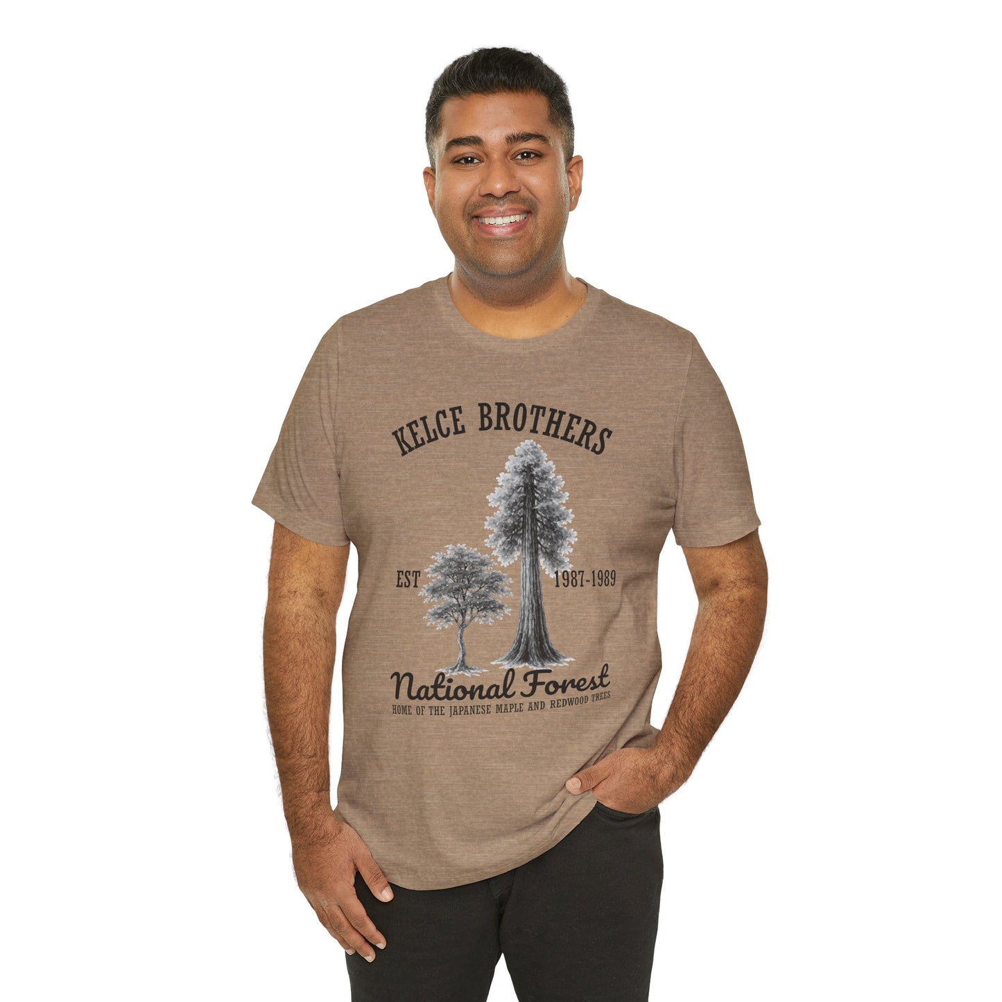 Kelce Brothers National Forest Tee - Unisex Jersey Short Sleeve T-Shirt