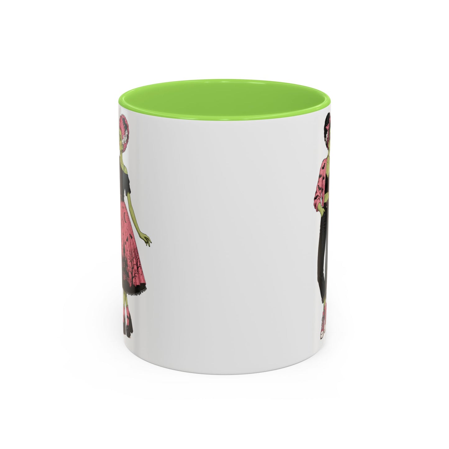 Pink Monster Brides Lesbian Couple Mug — 11 oz Coffee Cup