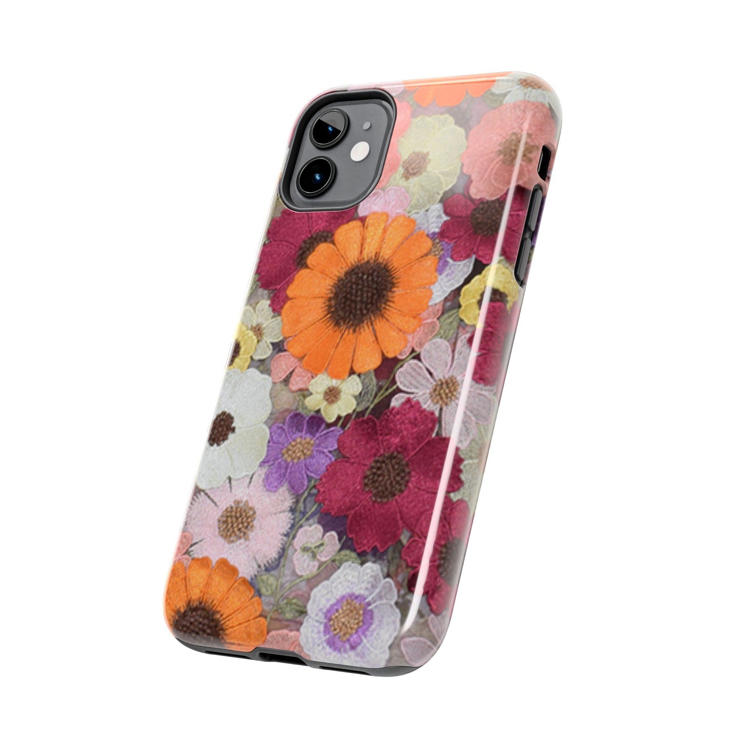 Swiftie Floral Tough Phone Case - Inspired by Tay's 2021 Grammy's Dress!